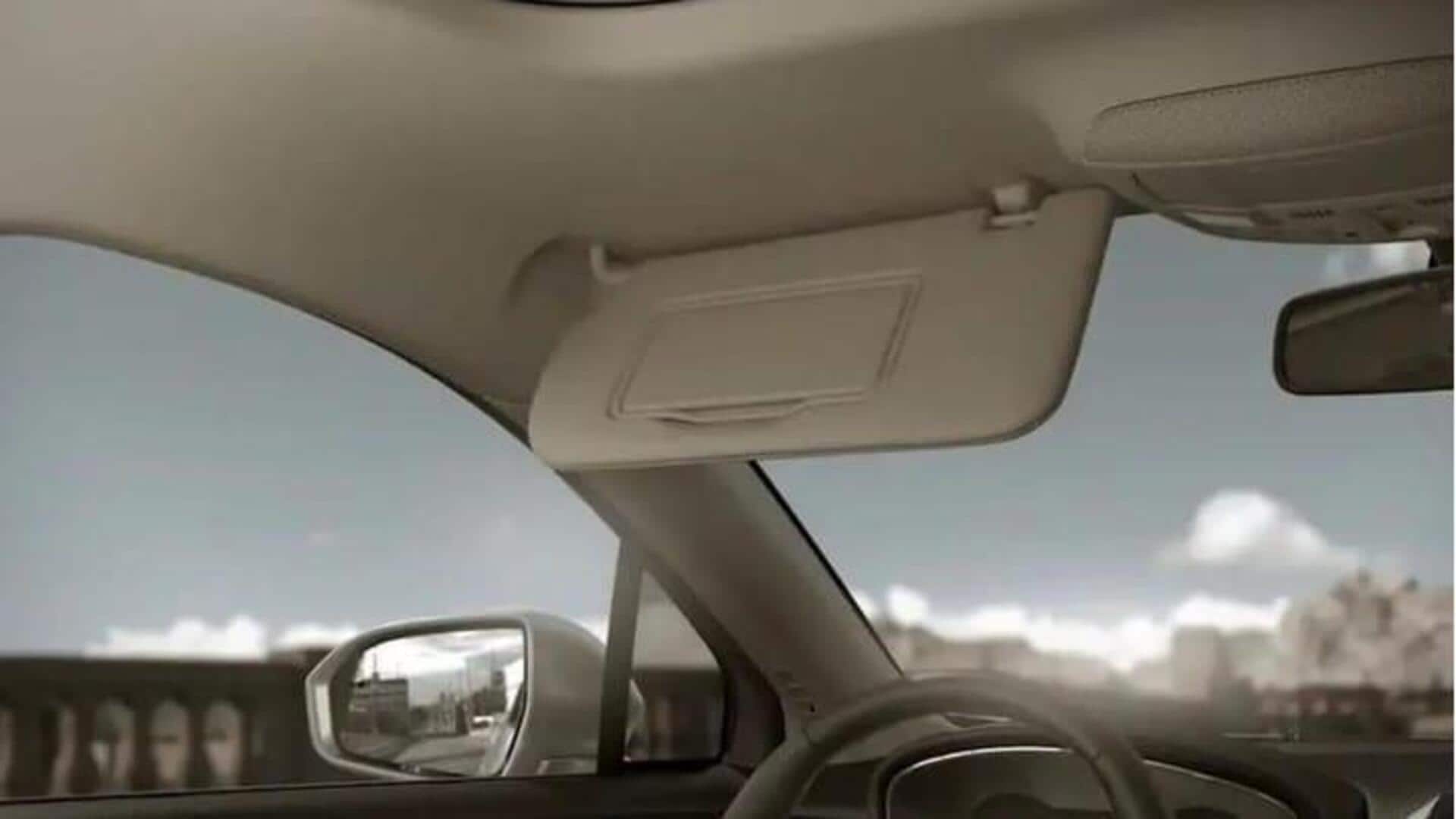 Ford mematenkan desain sun visor inovatif dengan fitur pemecah kaca