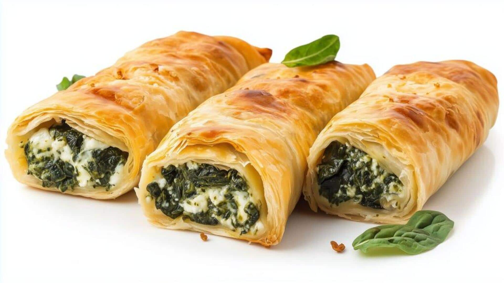 Panduan membuat Callaloo Spanakopita fusion Jamaika-Yunani