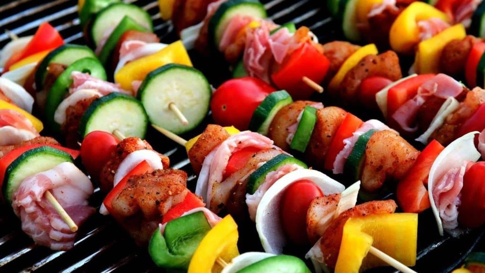 Sate sayur berwarna-warni: 5 kombinasi menarik untuk dicoba