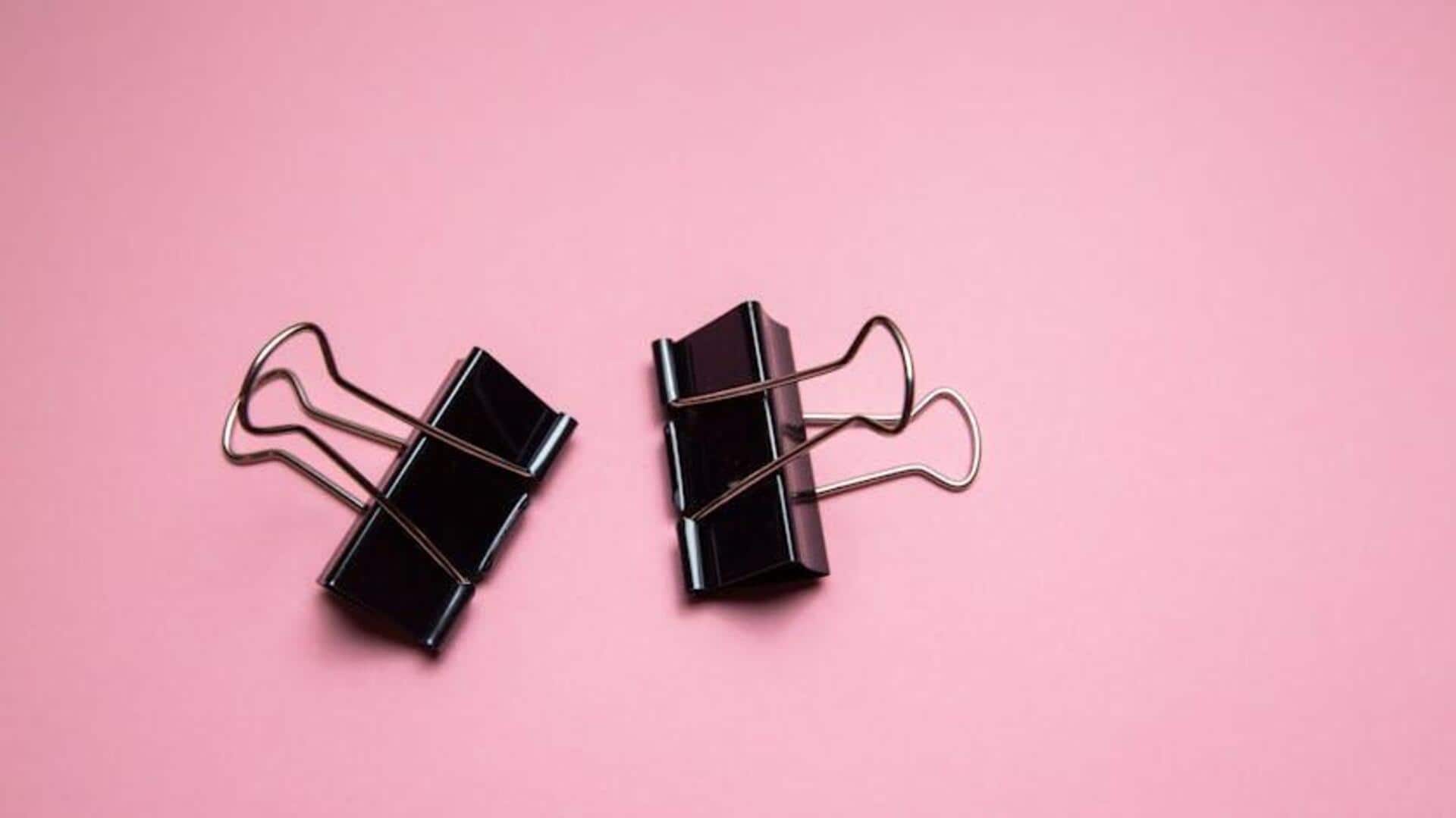 Cara praktis menggunakan penjepit binder di dapur