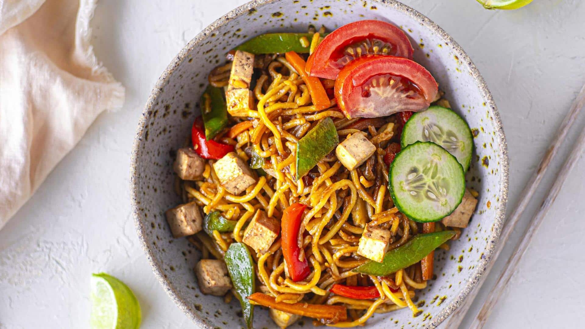 Menikmati Hidangan Mi Vegetarian di Jawa