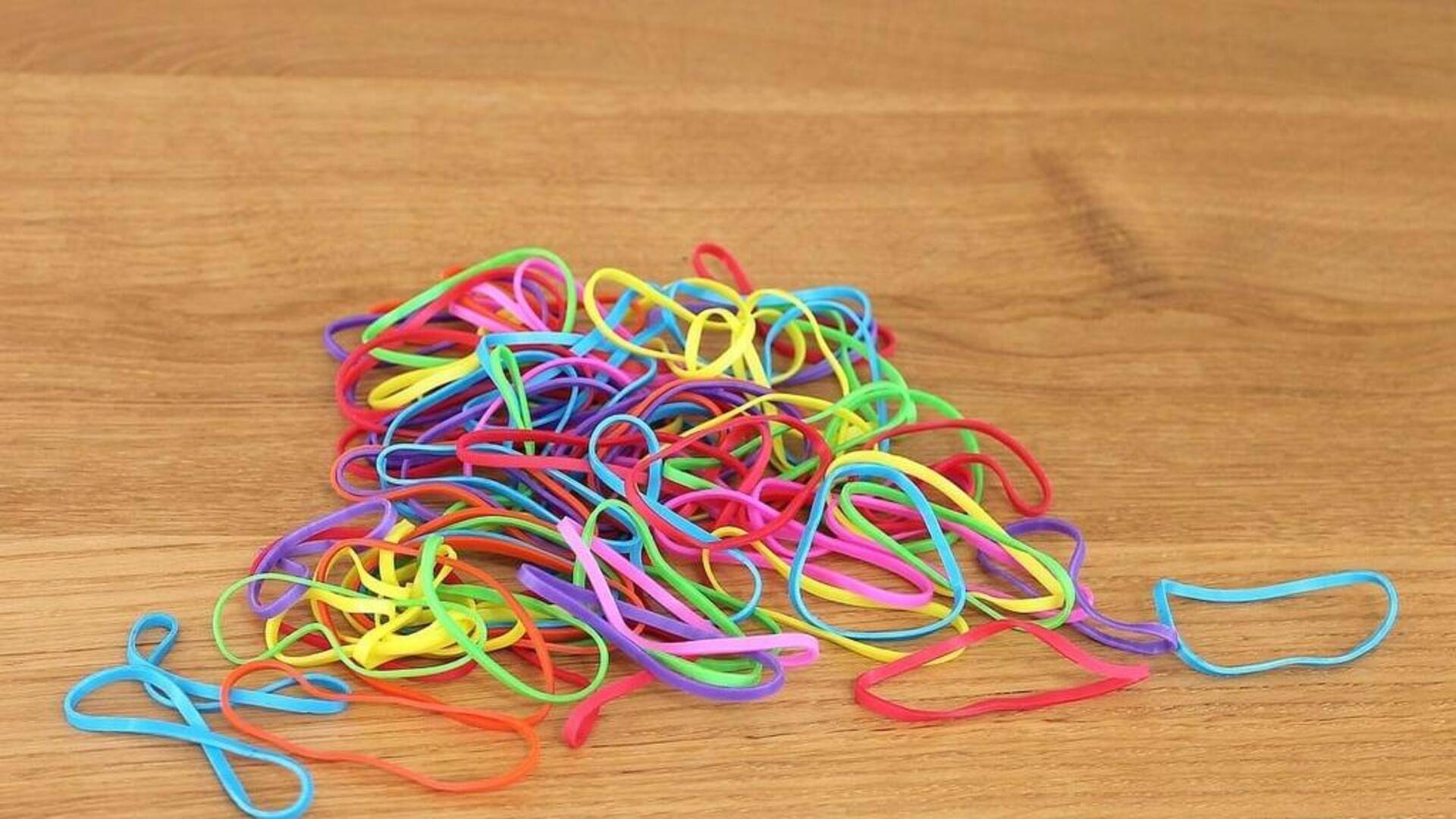 Trik pintar menggunakan karet gelang di rumah