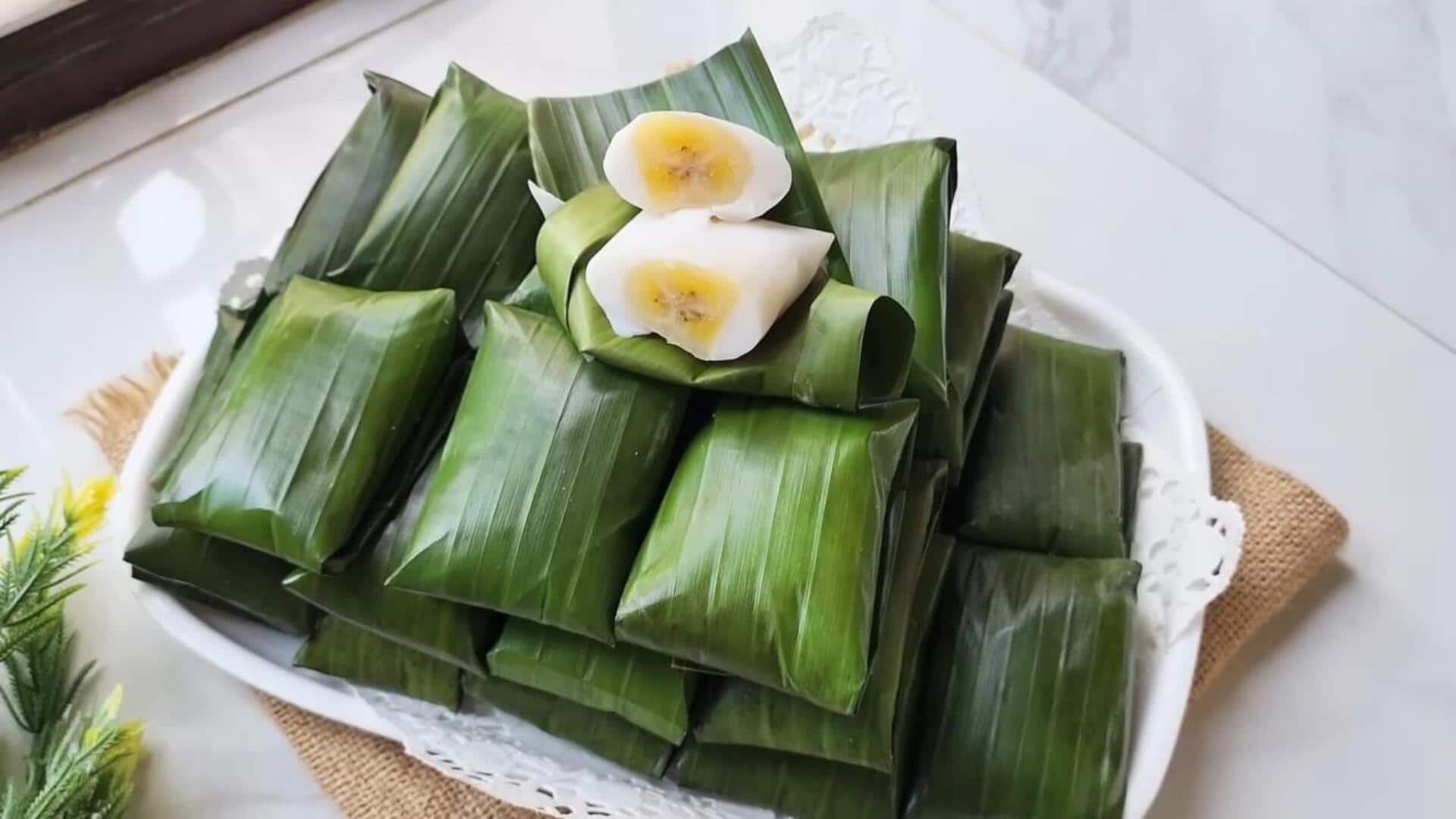Daun Pisang: Pembungkus Hidangan Penutup yang Unik