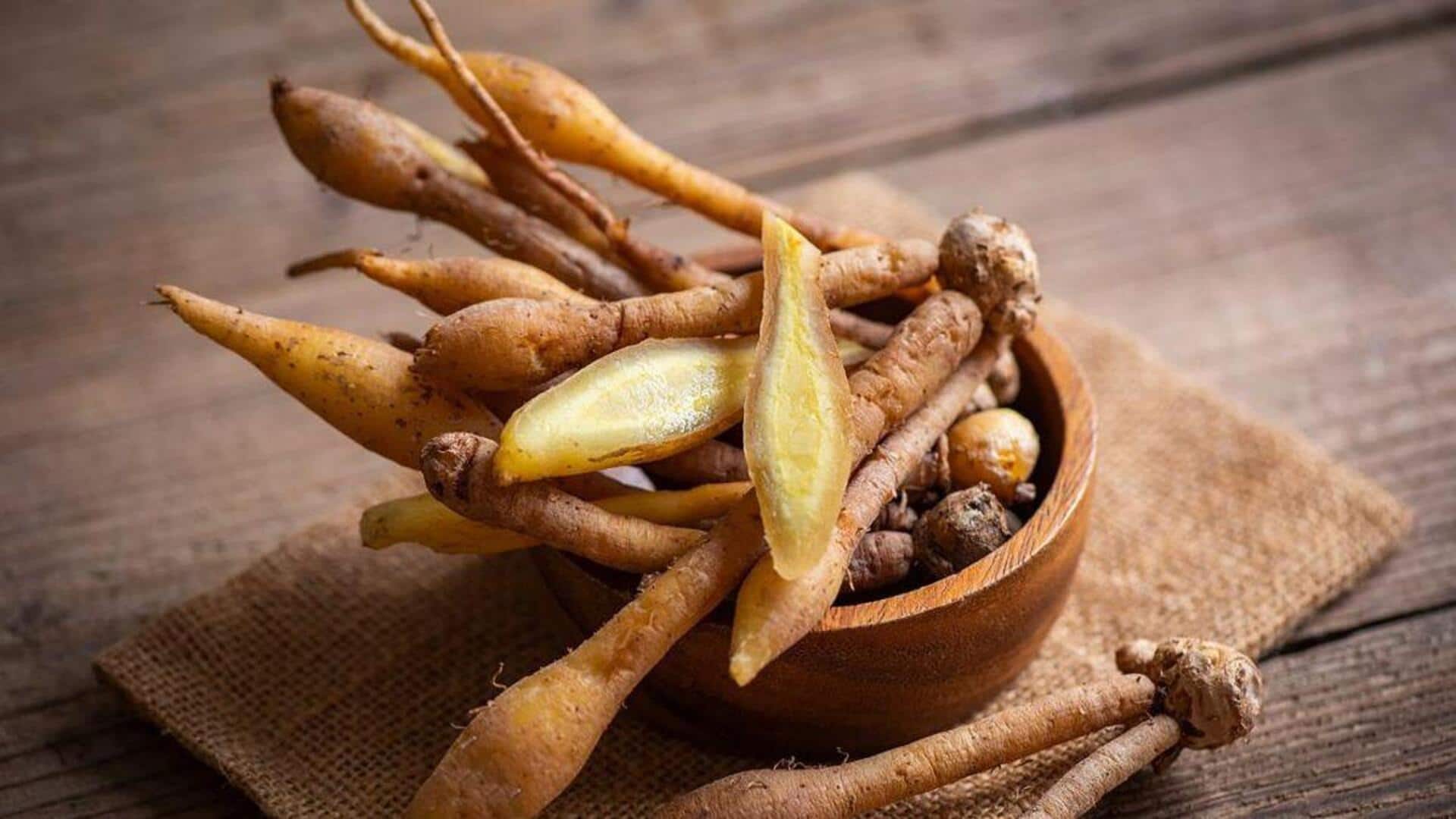 Menikmati Sederet Hidangan Vegetarian Berbasis Temu Kunci