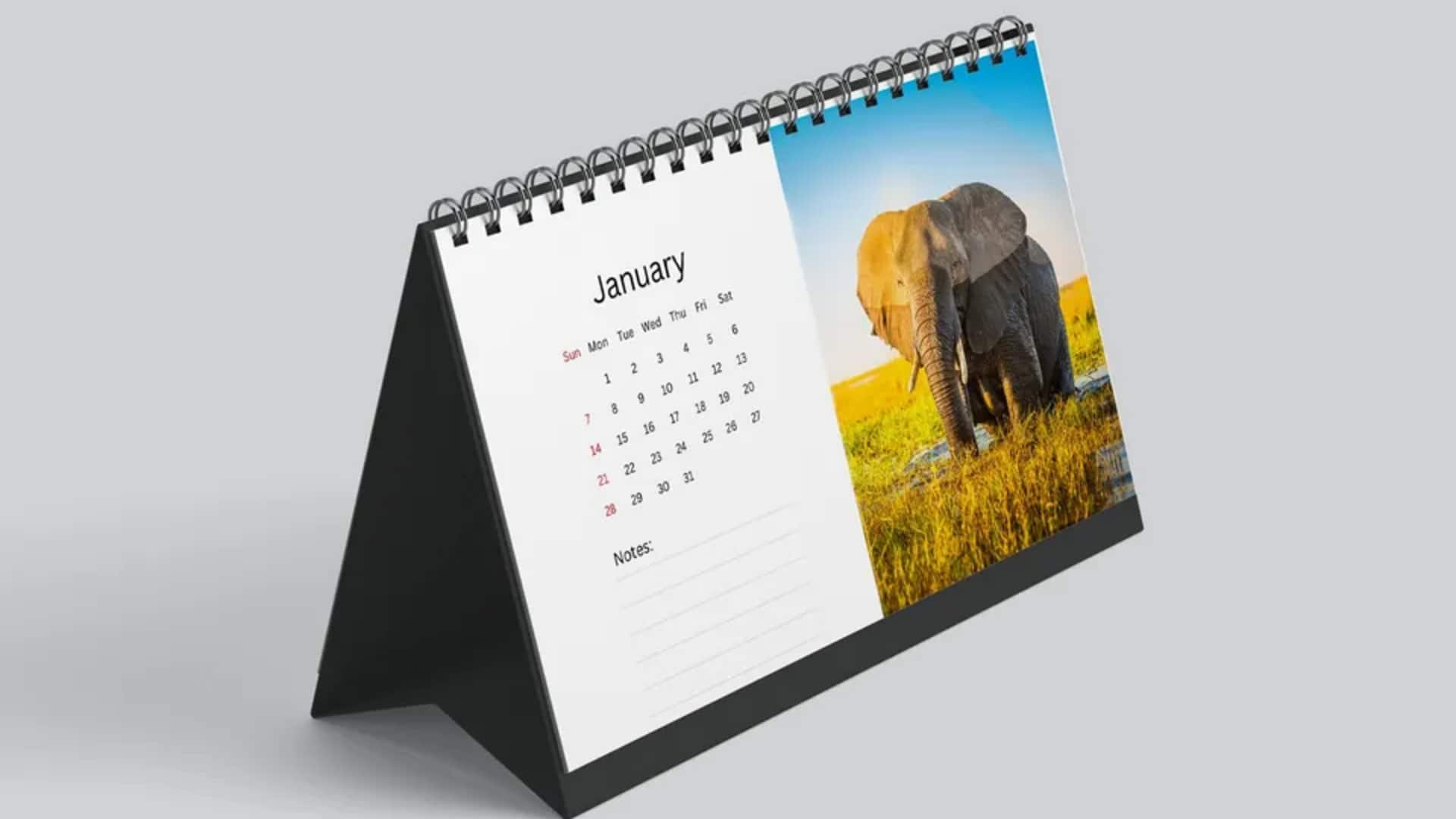 Lima cara kreatif menggunakan kalender lama di rumah