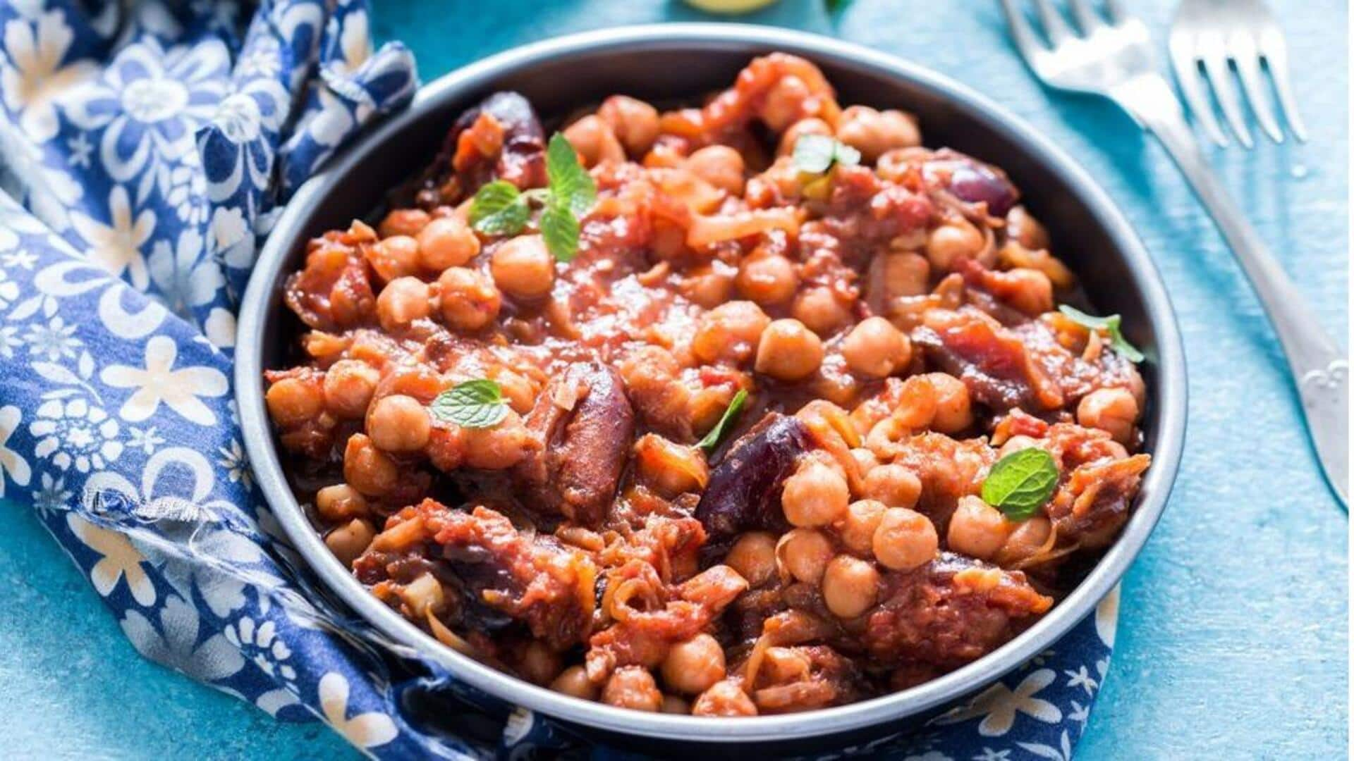 Tagine Kacang Chickpea Dan Kurma Ala Maroko: Panduan Memasak