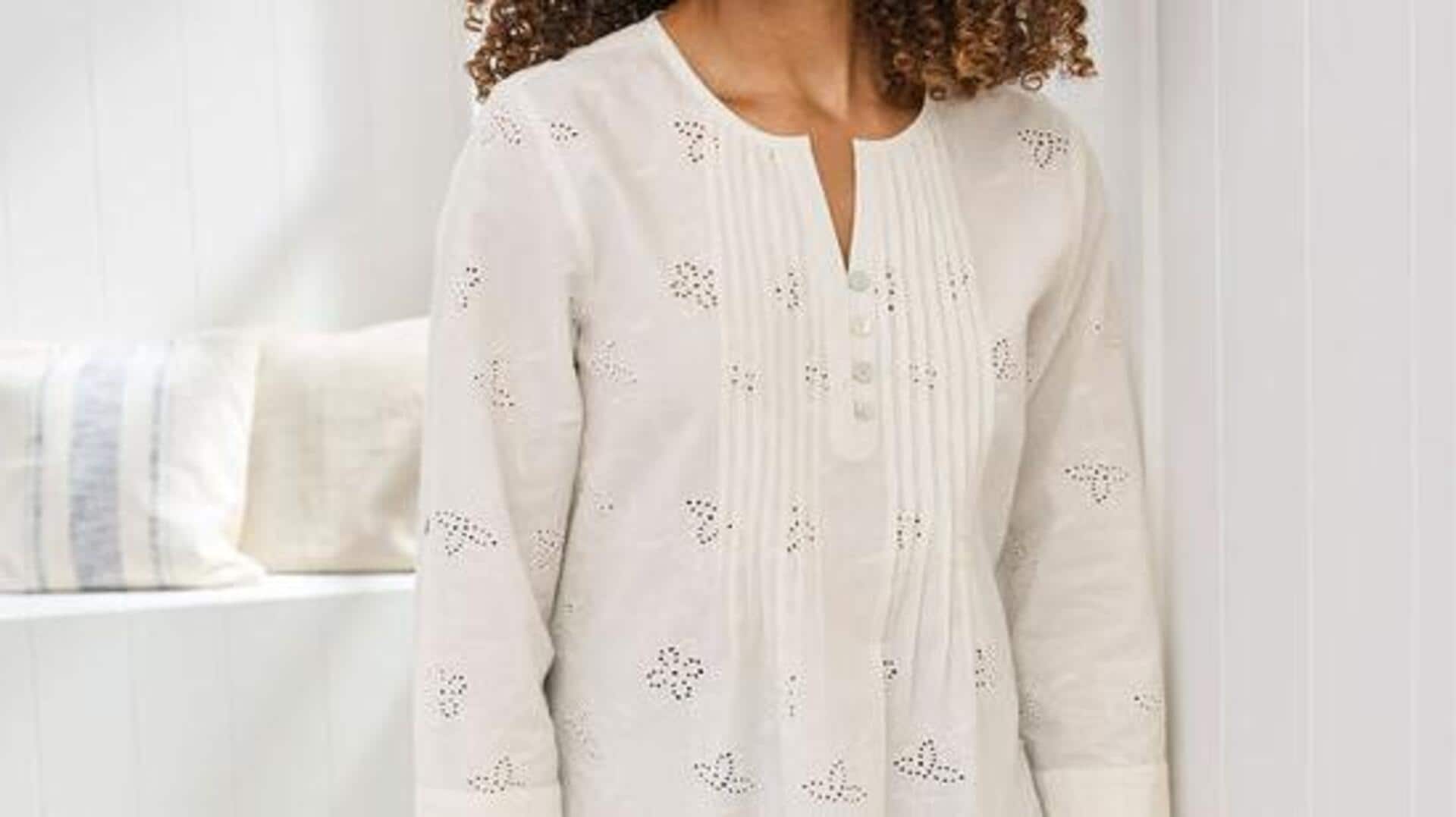 Lima detail pintuck elegan untuk pakaian musim dingin India