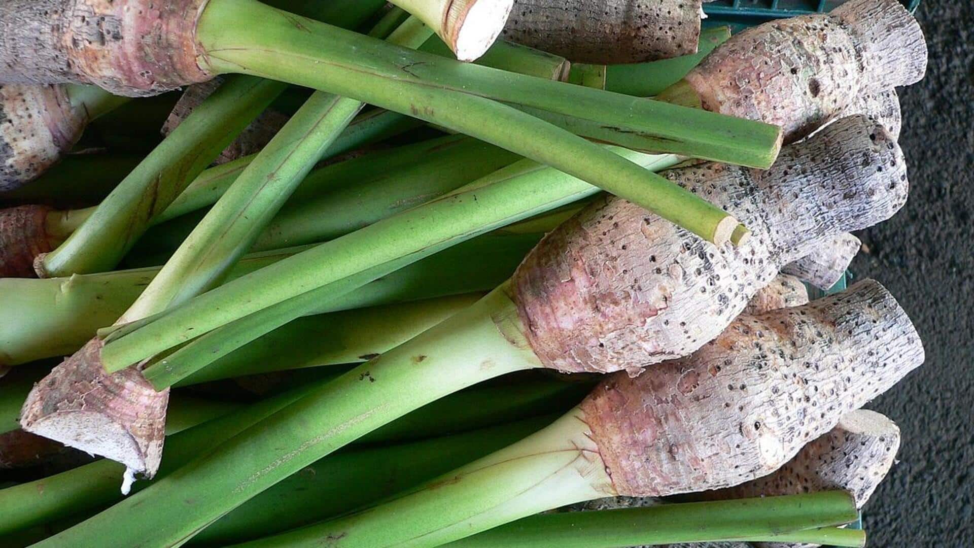 5 Cara Memasak Hidangan Vegetarian Lezat dengan Batang Talas