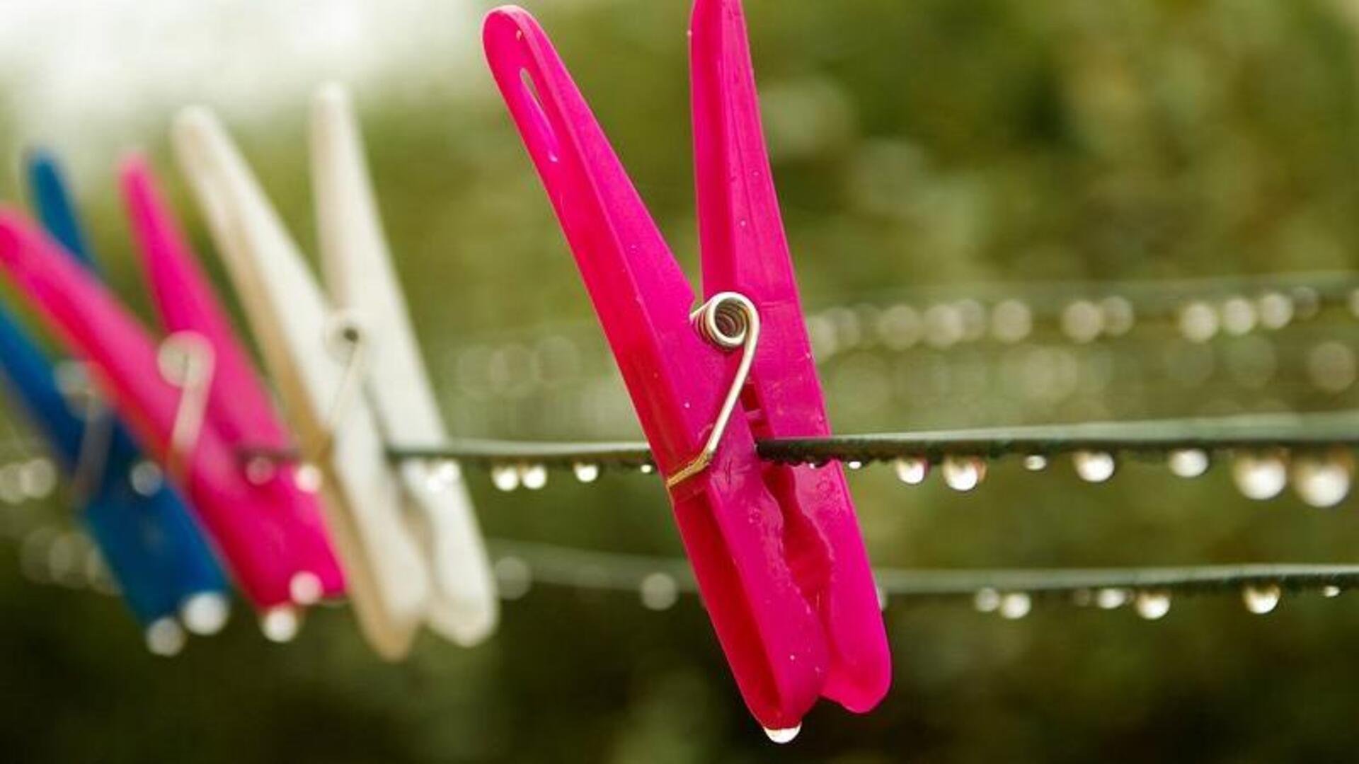 Penggunaan inovatif jepitan baju untuk organisasi rumah