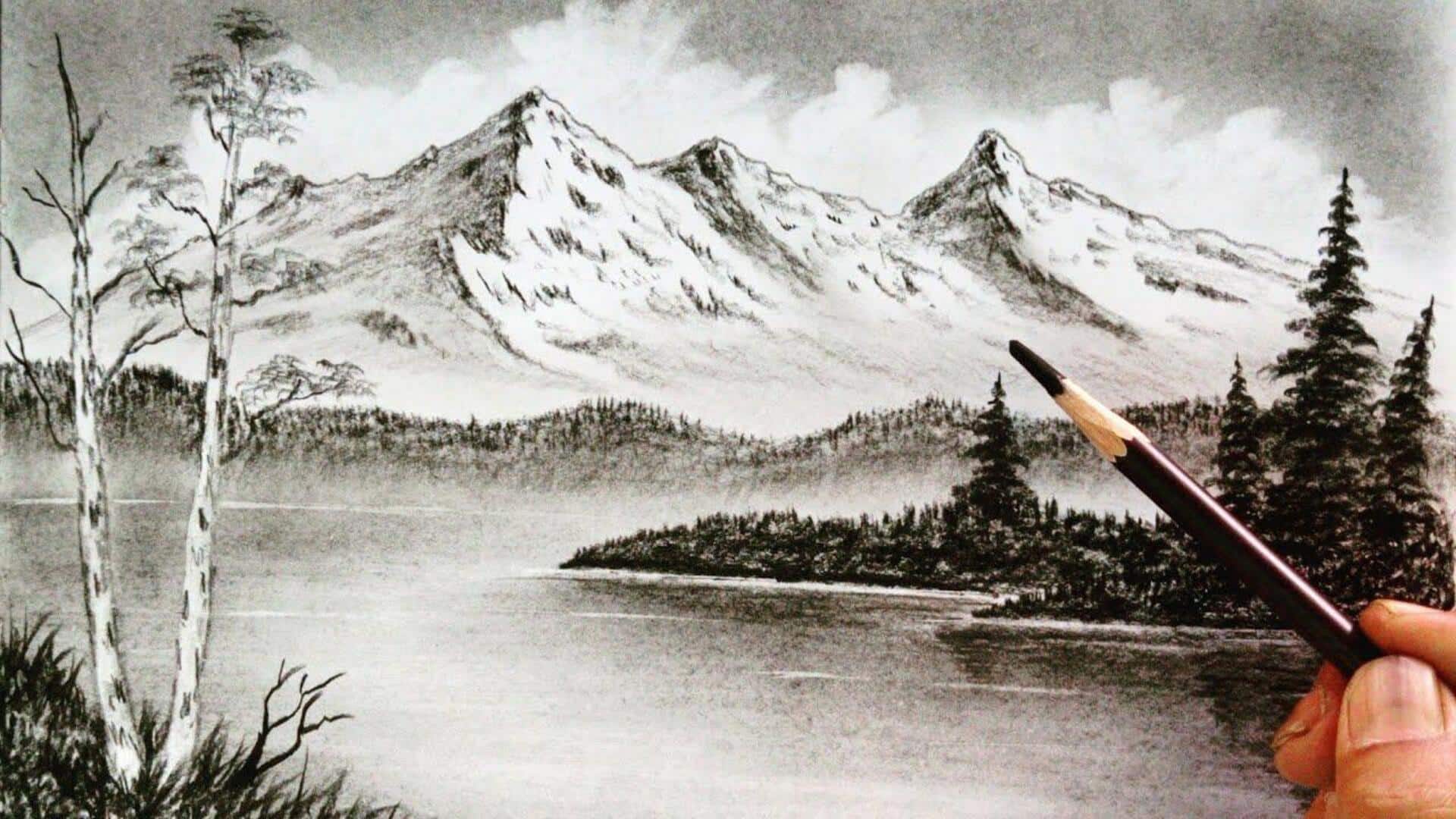 Menguasai Lanskap Monokrom: Tips Menggambar dengan Efek yang Dramatis