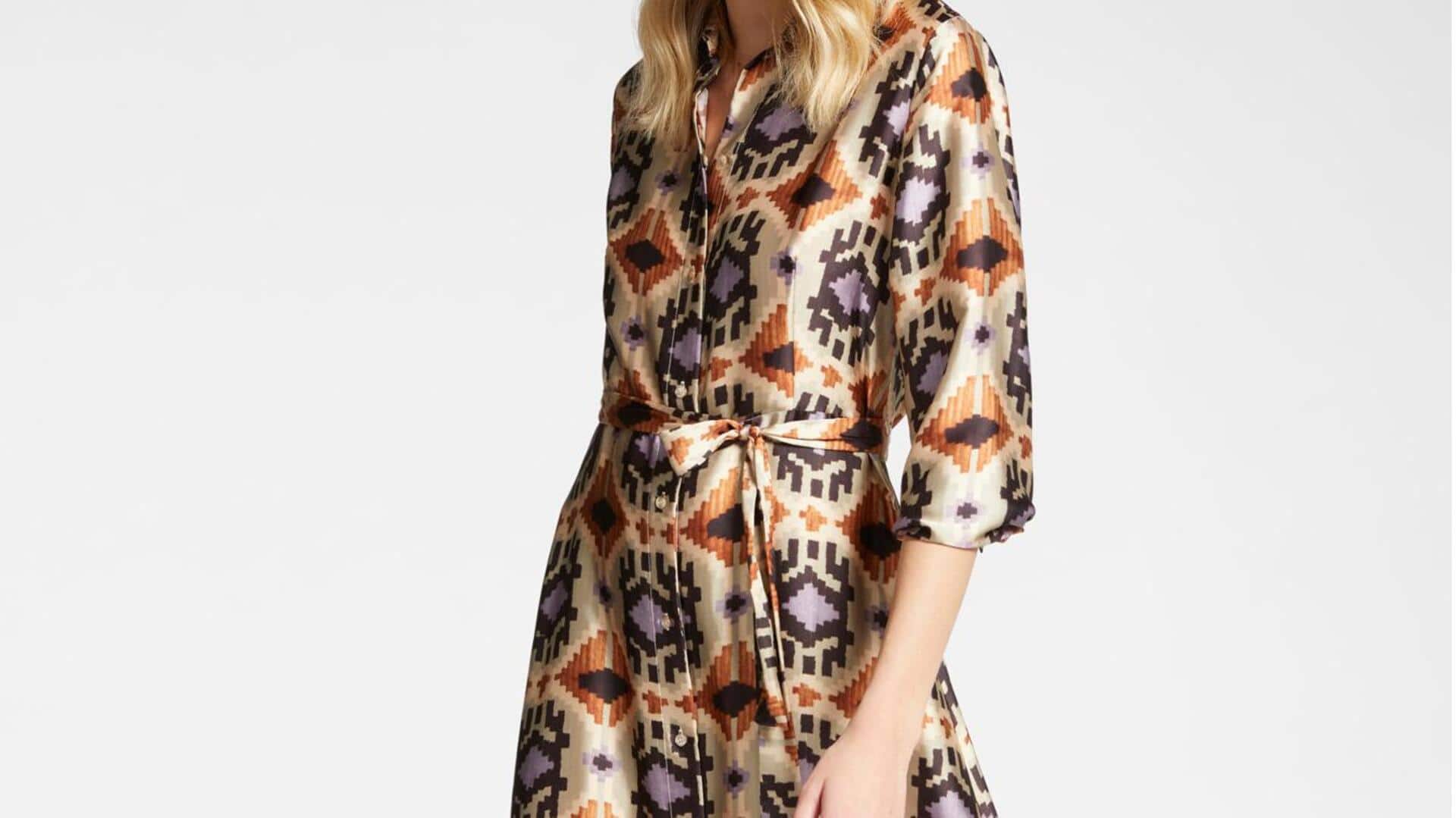 Memadukan cetakan etnik untuk elegansi