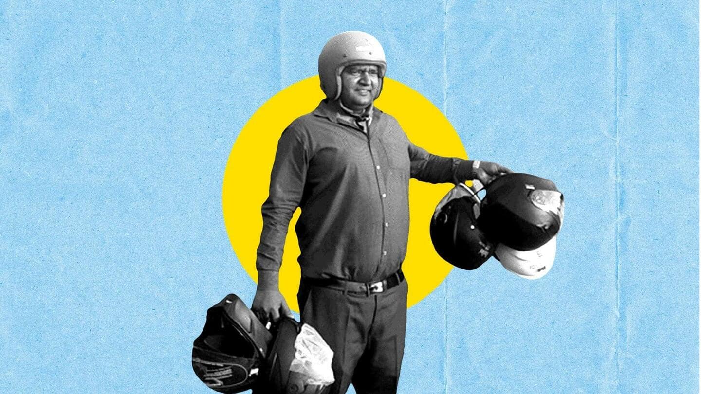 'Manusia Helm': Mengenal pahlawan yang menyumbangkan 56.000 helm