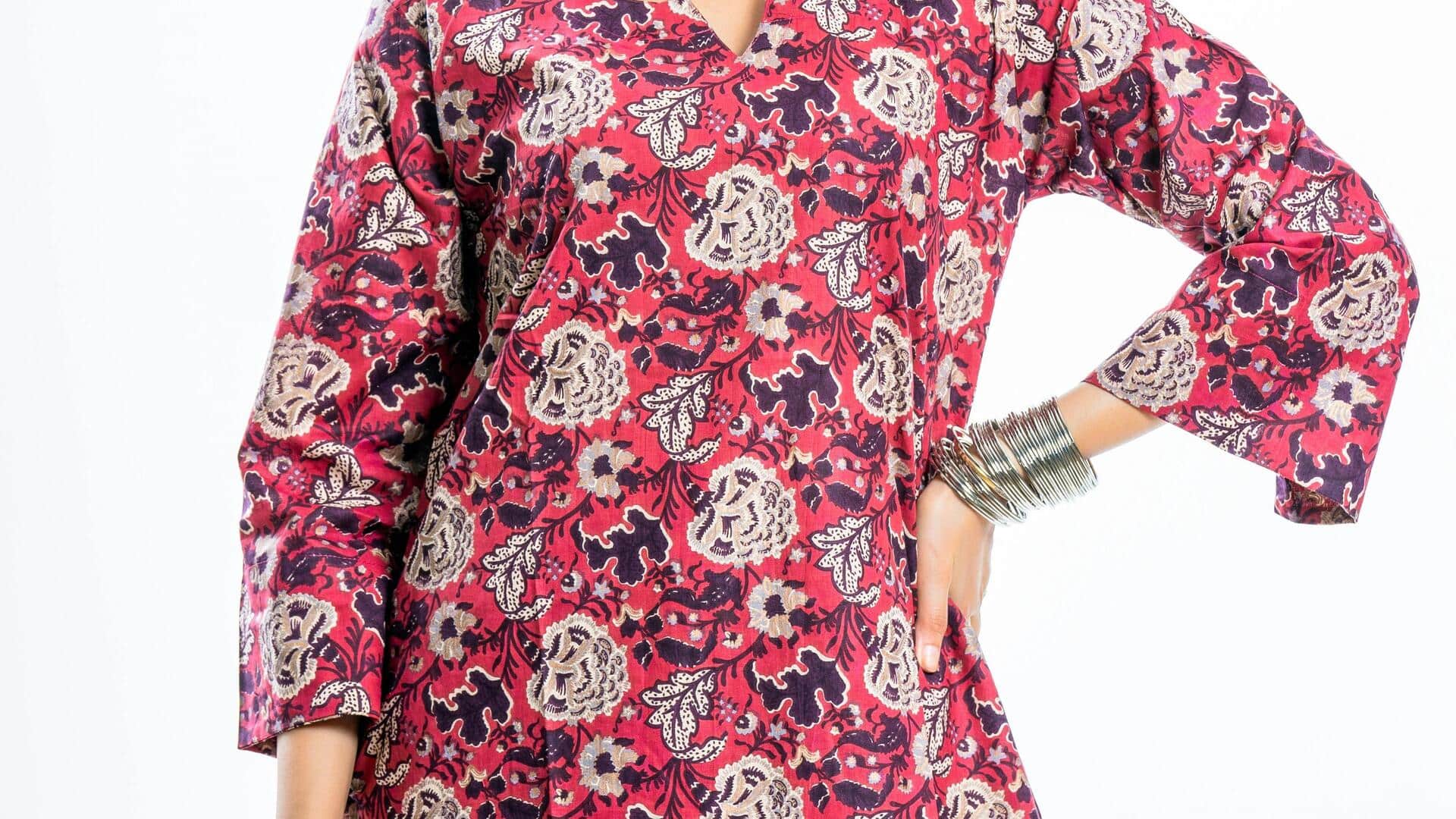 Cetakan blok tradisional menginspirasi tren mode India modern