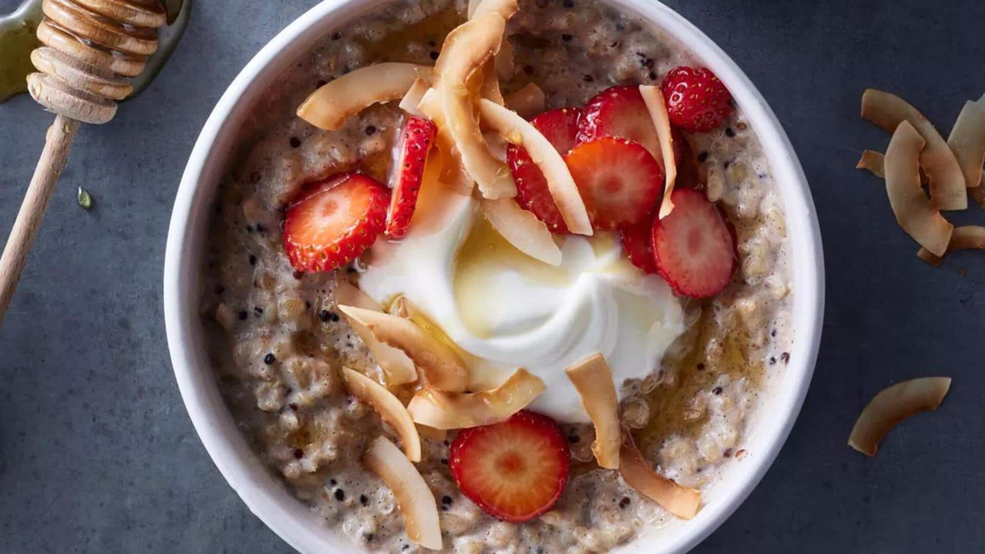 Cara Membuat Campuran Bubur Instan untuk Sarapan