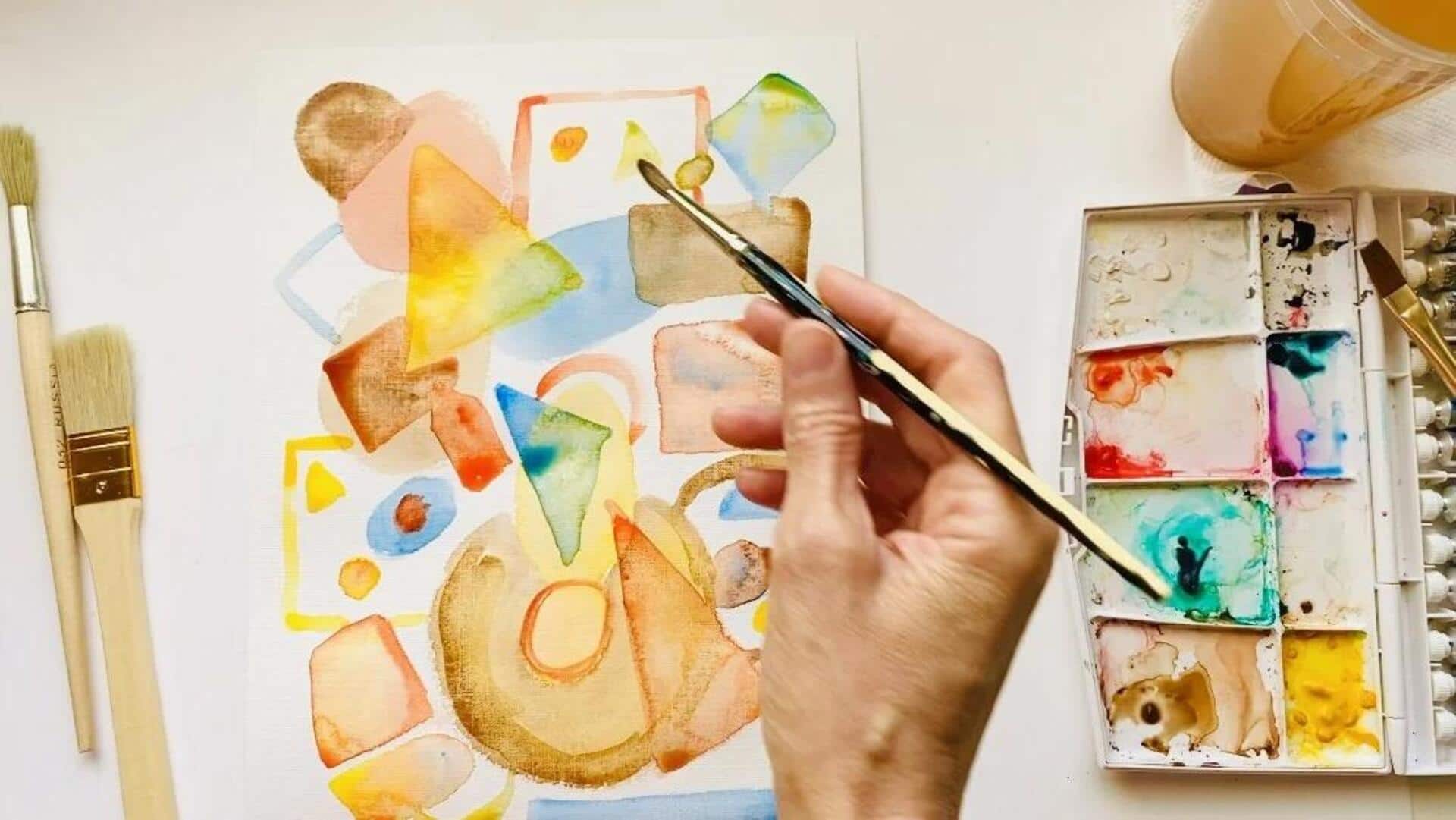 Teknik Penggunaan Cat Air untuk Menciptakan Seni Abstrak yang Menawan