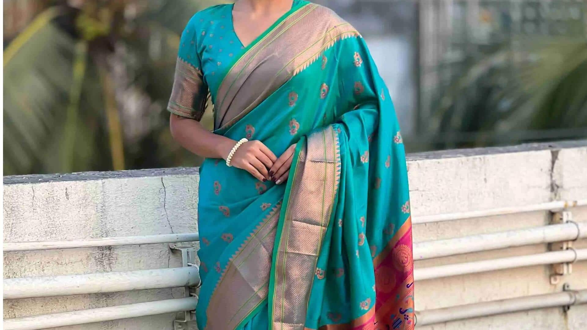 Ubah saree lama menjadi busana kontemporer