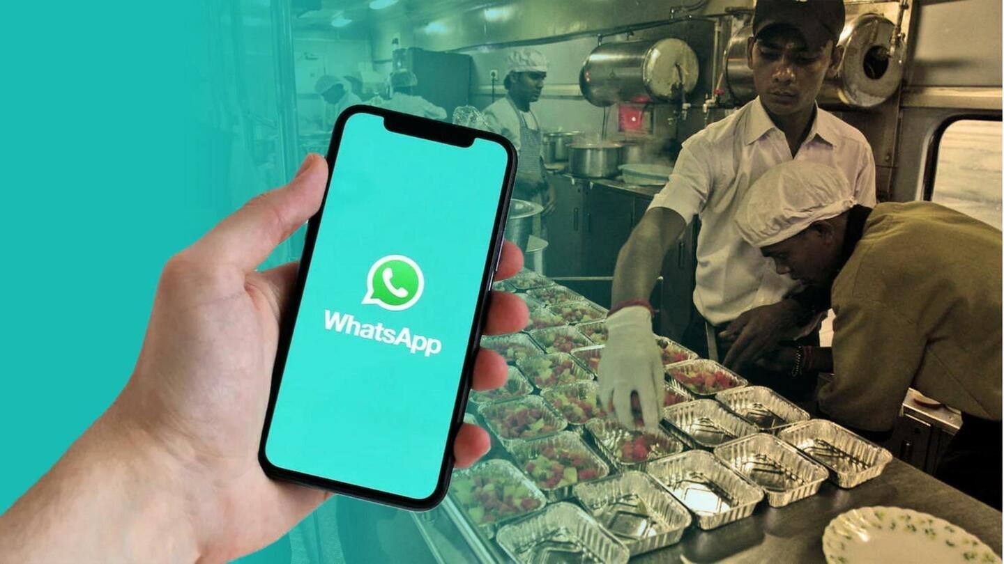 Penumpang kereta di India kini bisa memesan makanan melalui WhatsApp