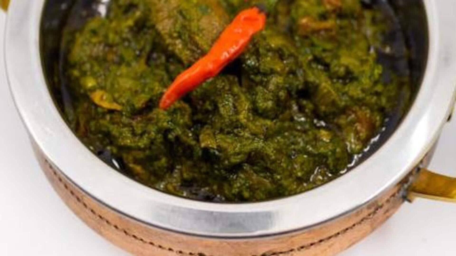 Siapkan saag paneer India yang penuh rasa dengan resep ini