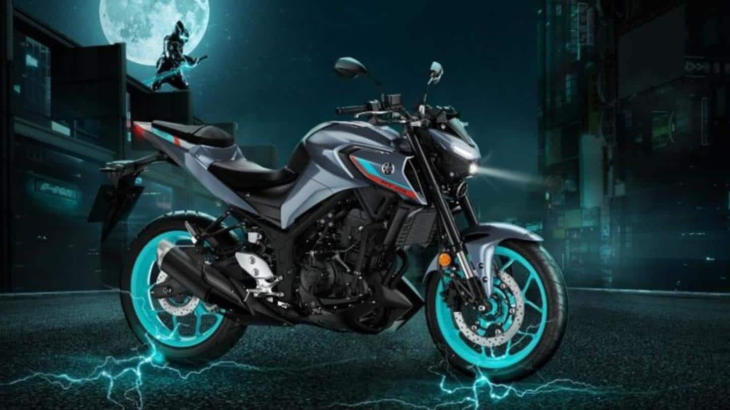 Yamaha MT-03 Dark Blast Edition resmi diluncurkan dengan tampilan sporty