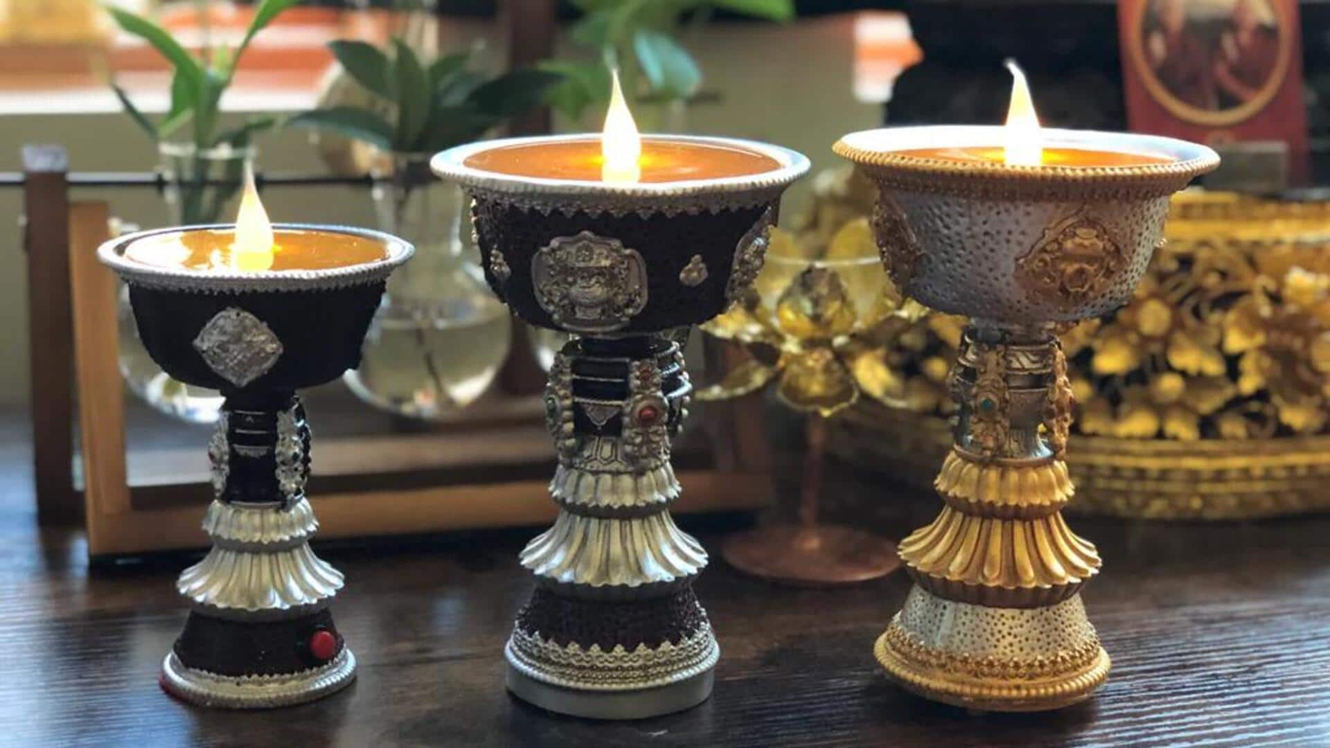 Dekorasi Yang Terinspirasi Dari Tibetan Butter Lamps