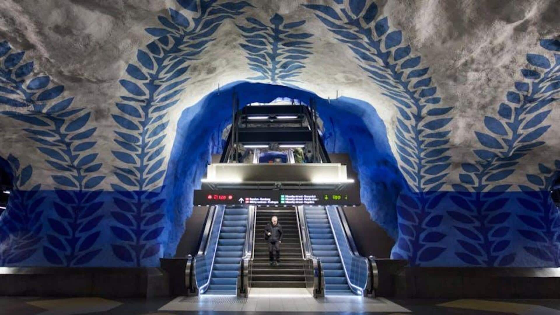 Lima Stasiun Metro Stockholm yang Penuh Seni untuk Dijelajahi
