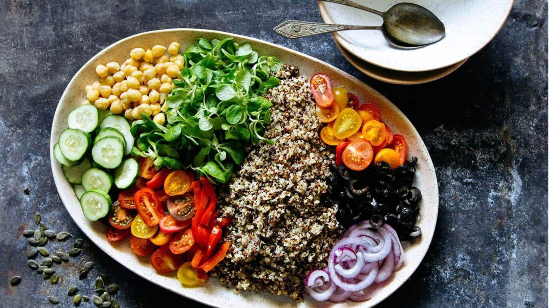 Cara menyertakan makanan pokok Mediterania ke dalam menu vegan harian Anda