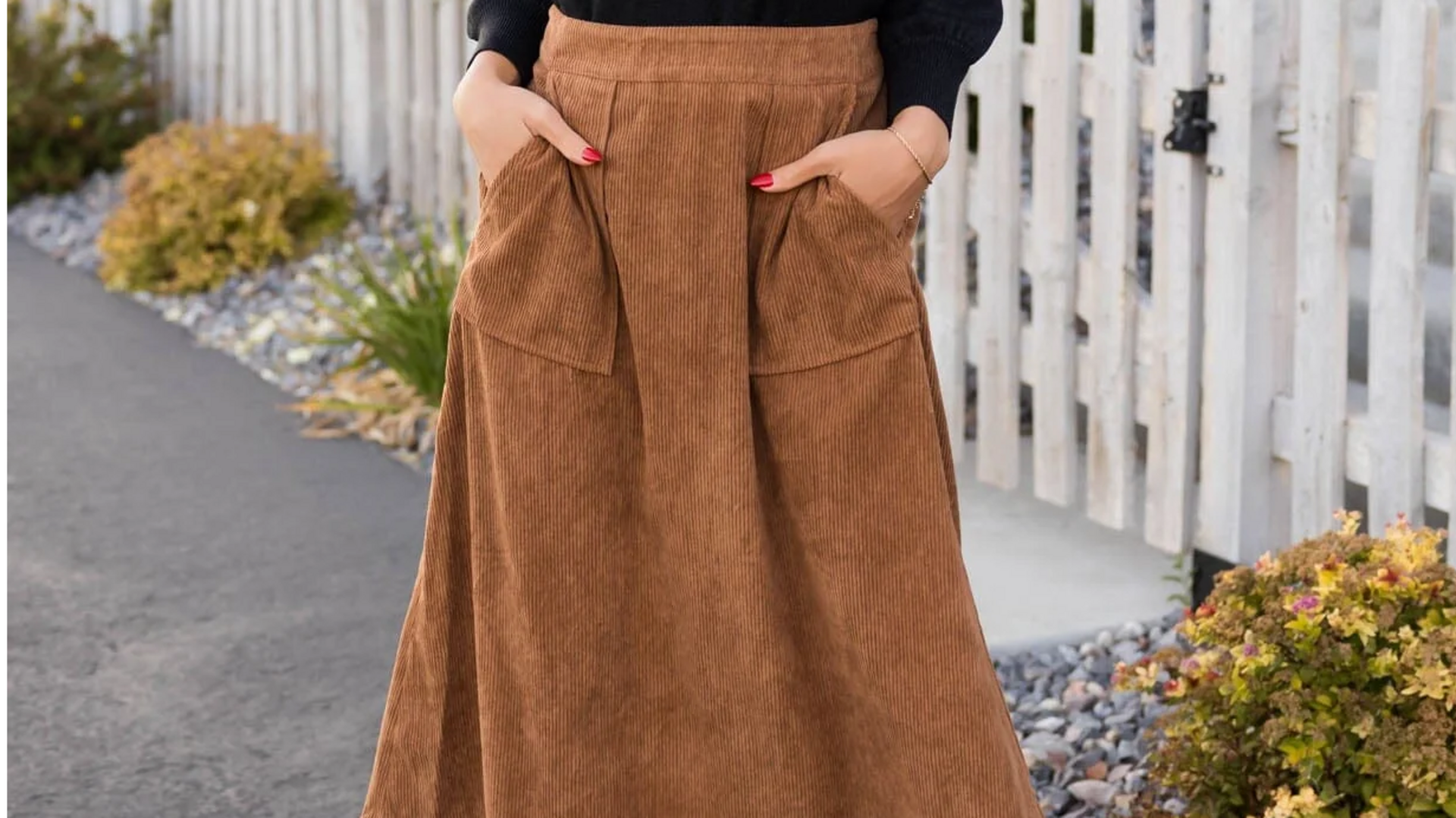 Lima gaya rok korduroi untuk musim dingin India