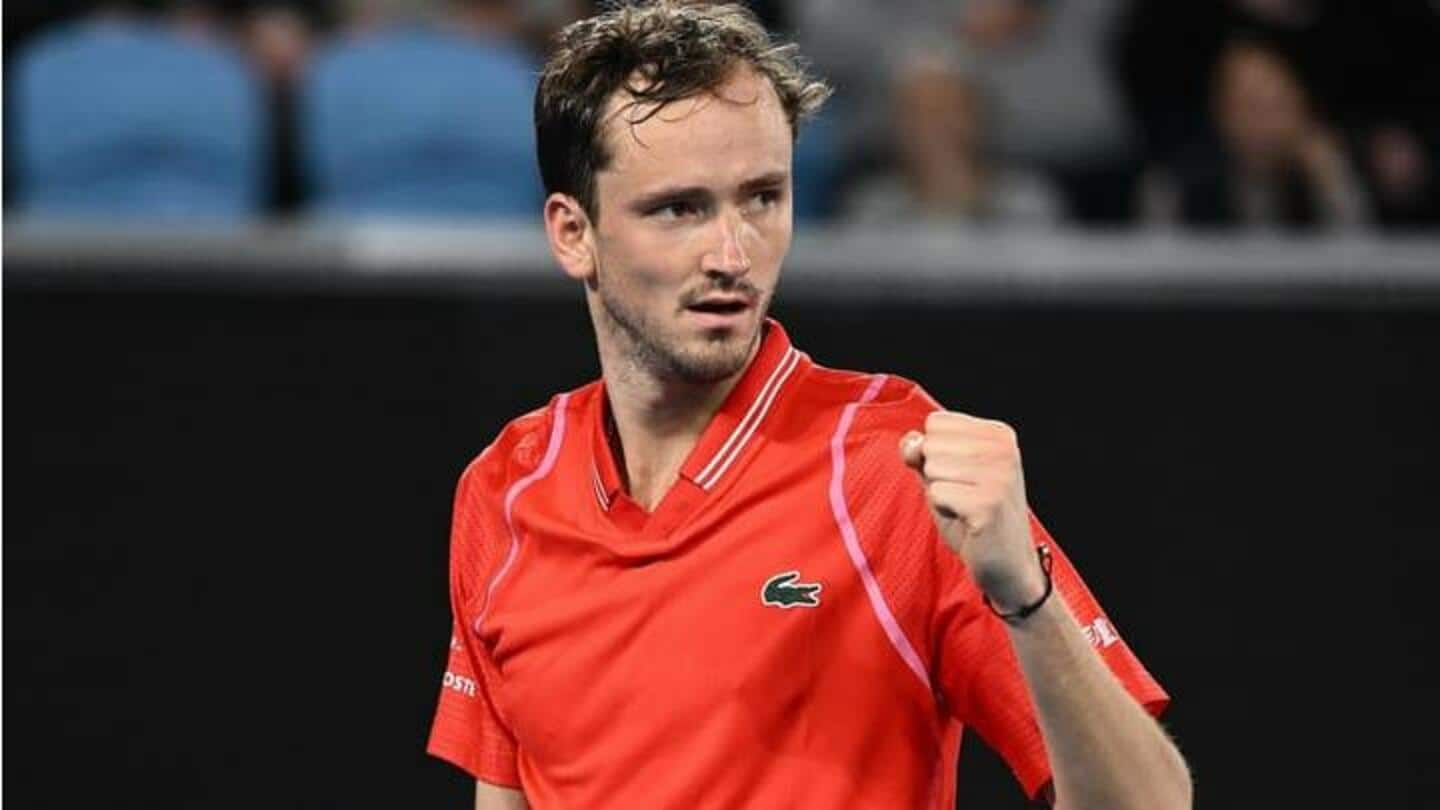 Australia Terbuka 2023, Daniil Medvedev singkirkan John Millman: Statistik utama