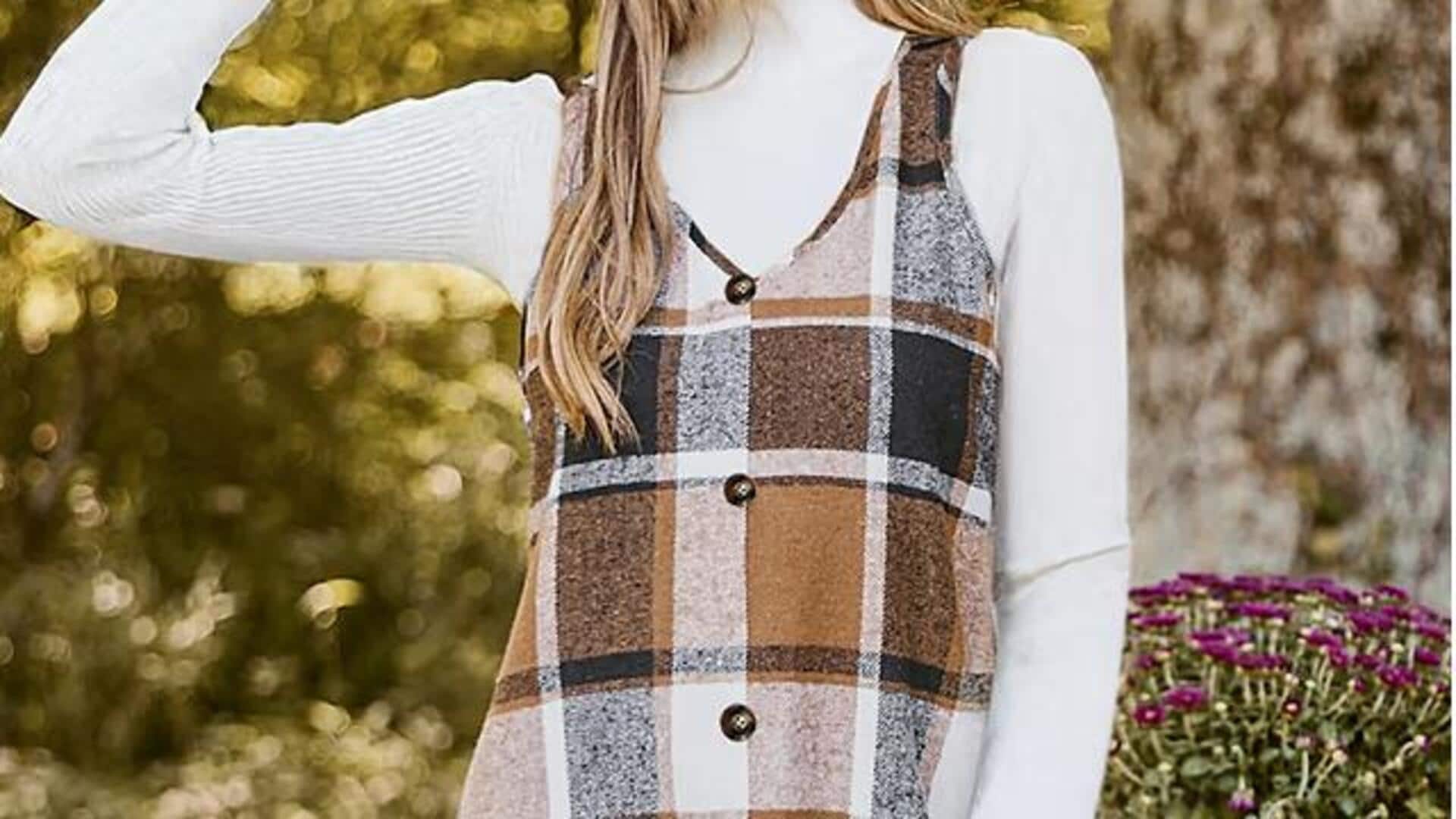 Pola kotak-kotak dalam busana sehari-hari