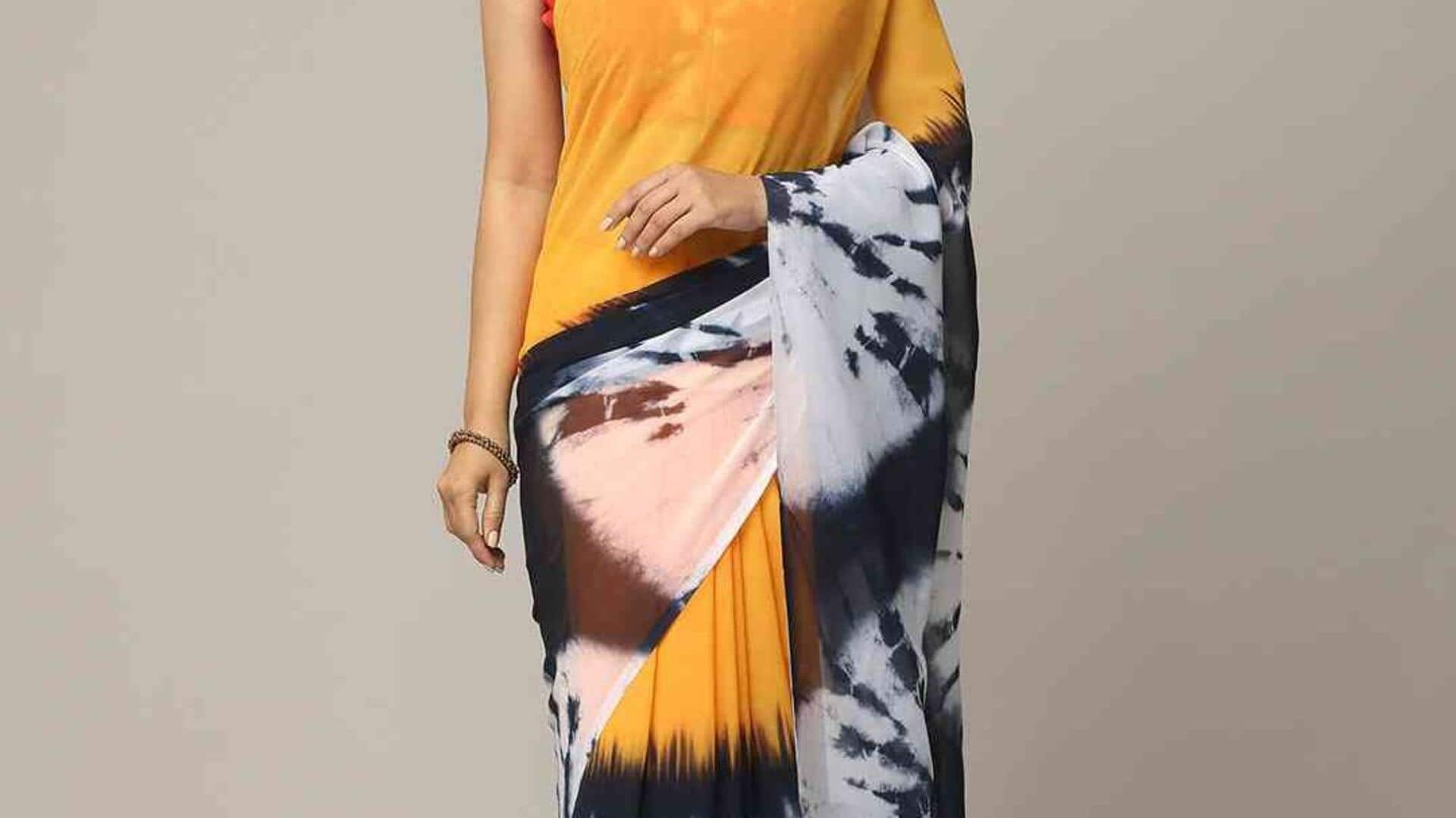 Tren tie-dye India bertemu mode musim semi