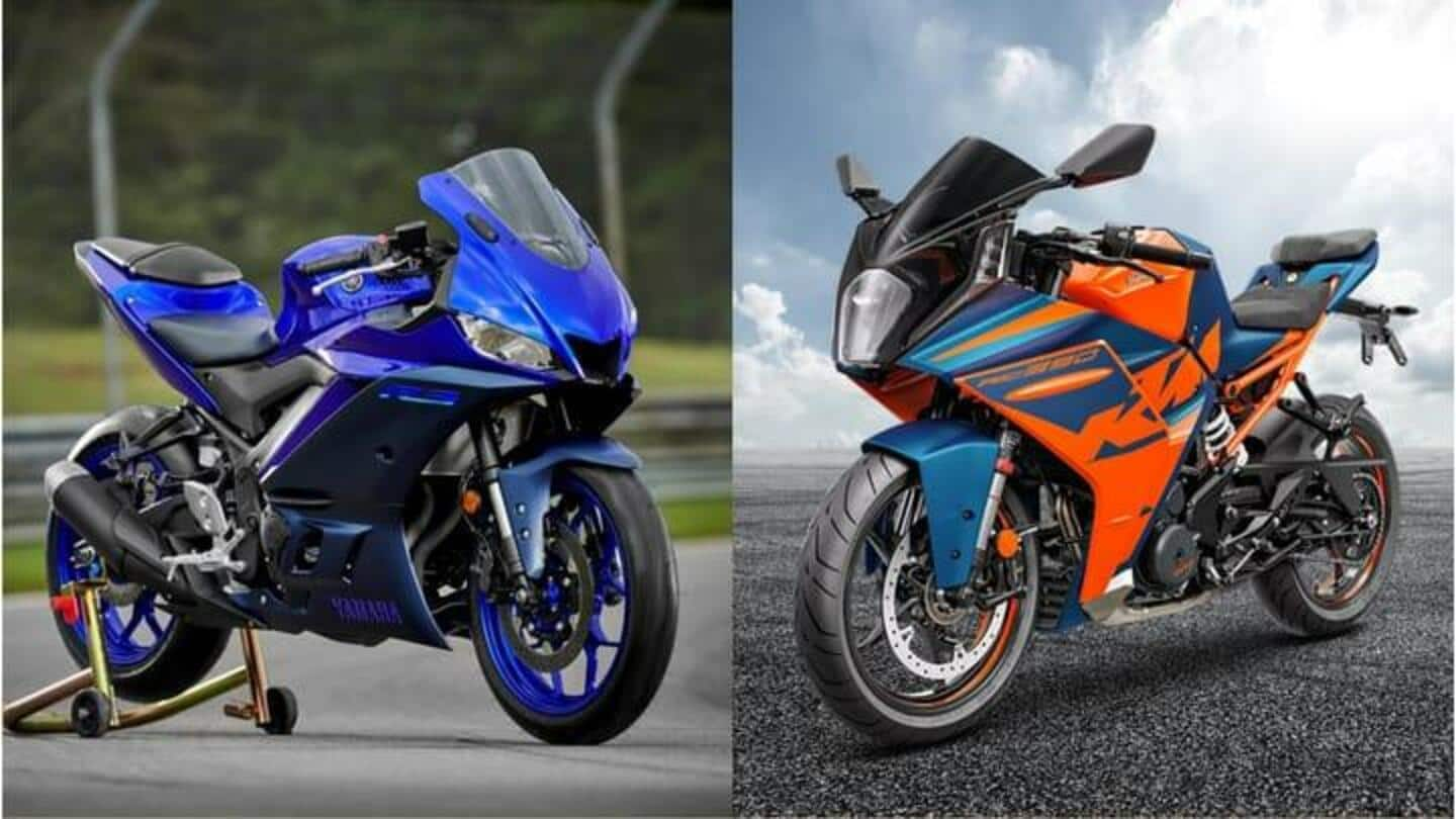 Yamaha YZF-R3 2023 vs KTM RC 390 2023: Perbandingan fitur