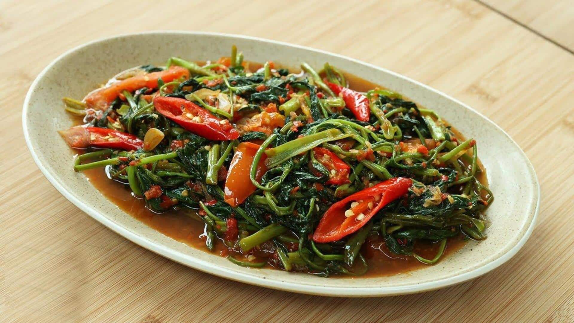 5 Resep Sajian Kreatif Berbasis Kangkung dari Indonesia