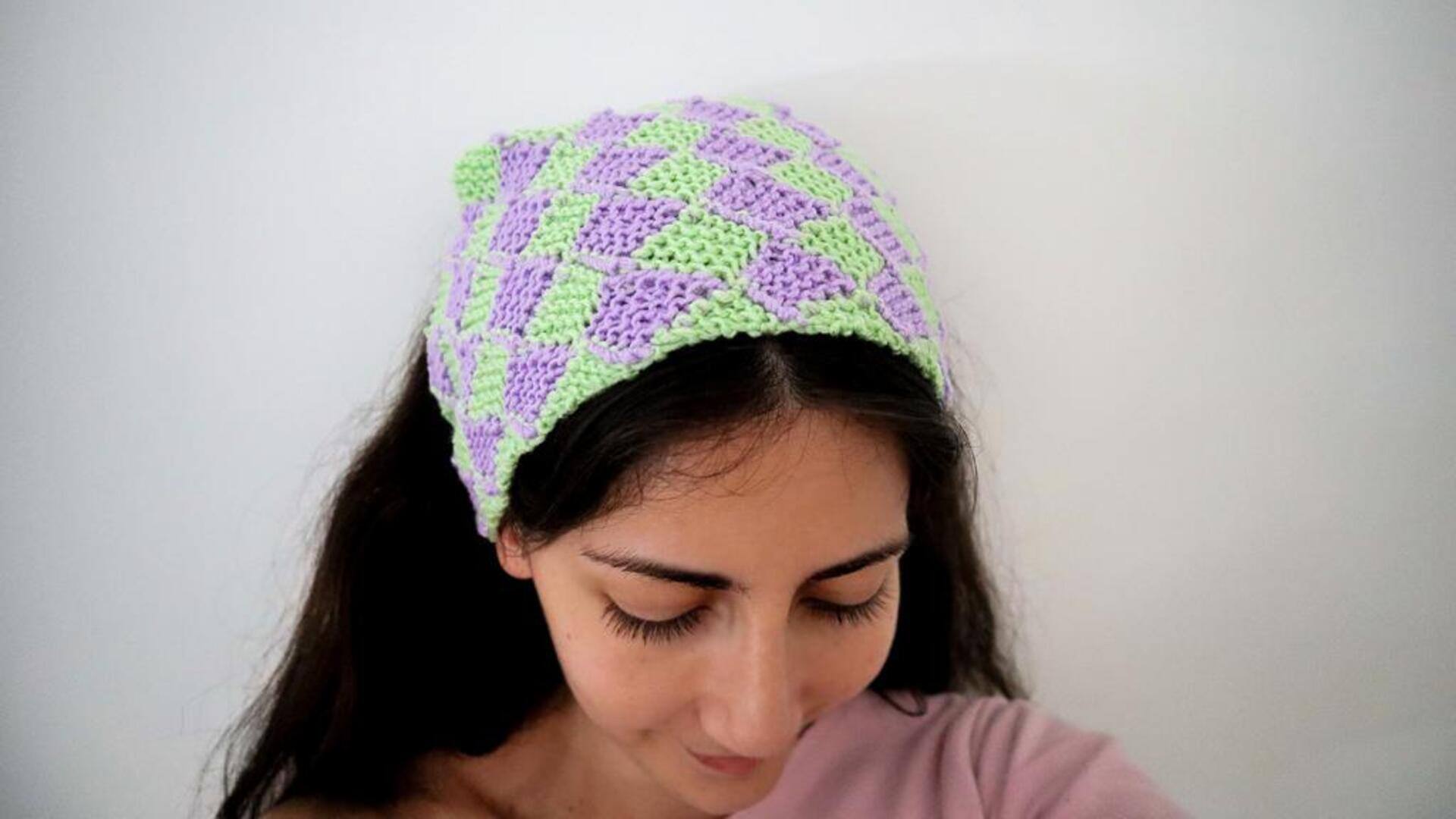 Memperindah gaya dengan bandana rajut yang abadi Memperindah gaya dengan bandana rajut yang abadi