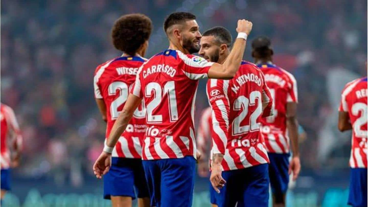 La Liga 2022-23, Atletico kalahkan Celta Vigo 4-1: Statistik utama