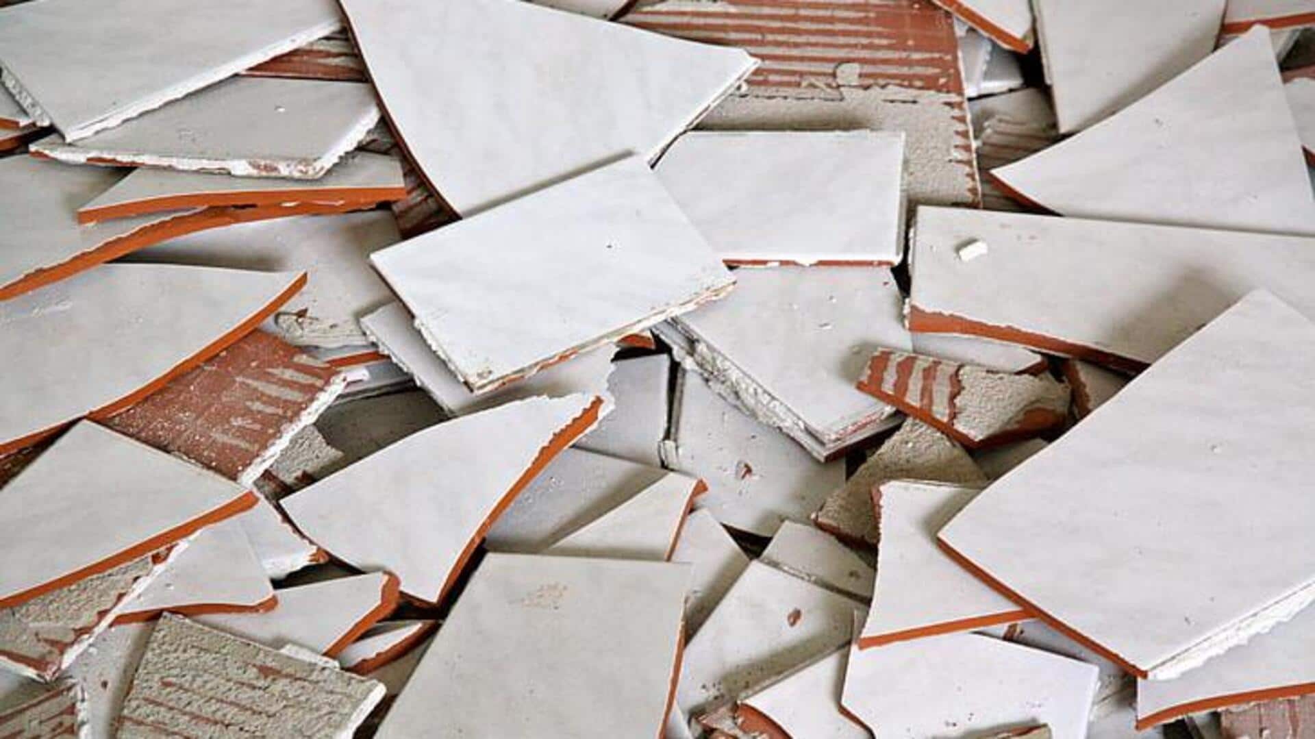 Lima cara kreatif mengubah keramik pecah menjadi barang berguna