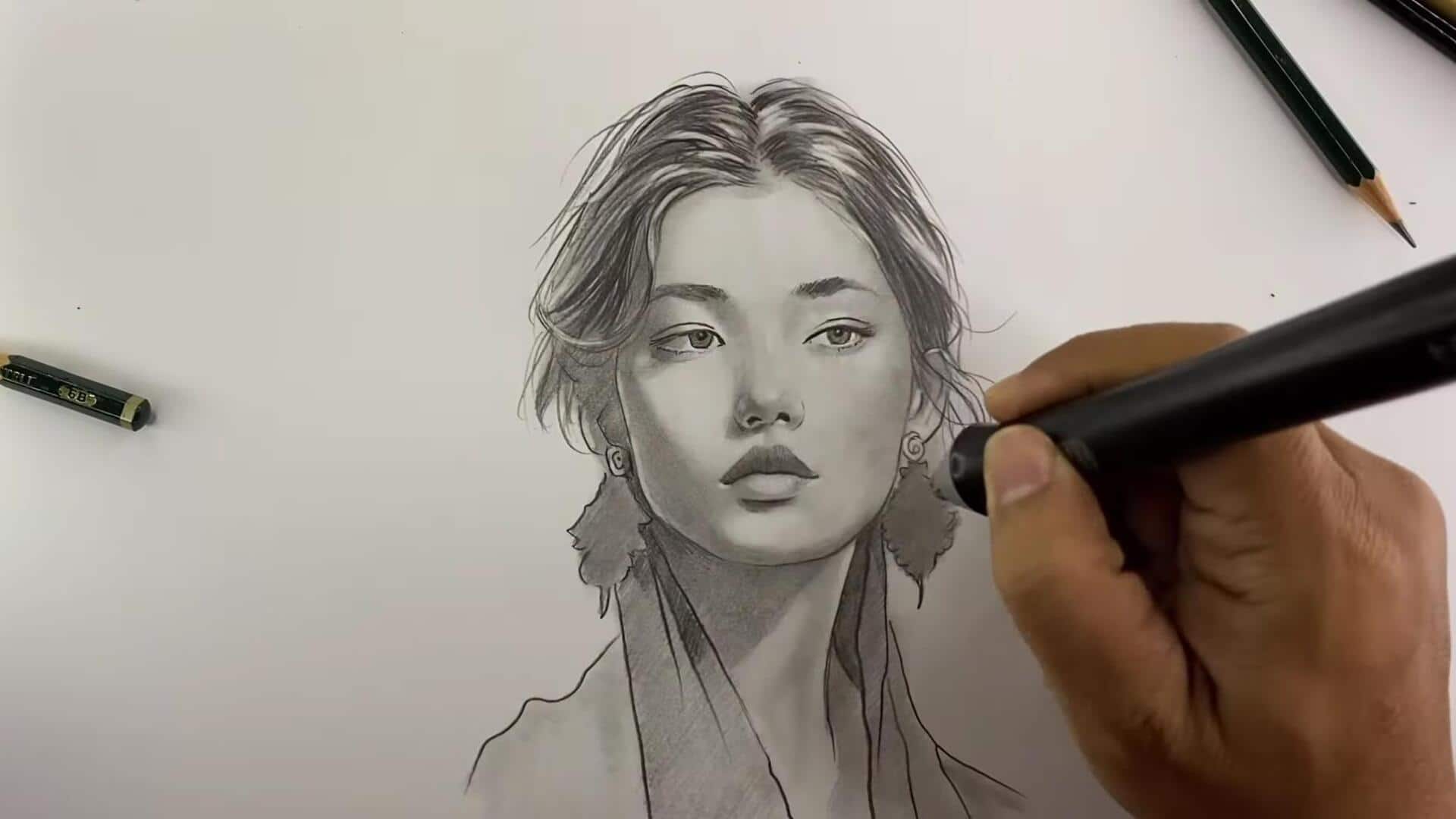 Menciptakan Kedalaman dalam Sketsa Monokrom dengan Teknik Bayangan