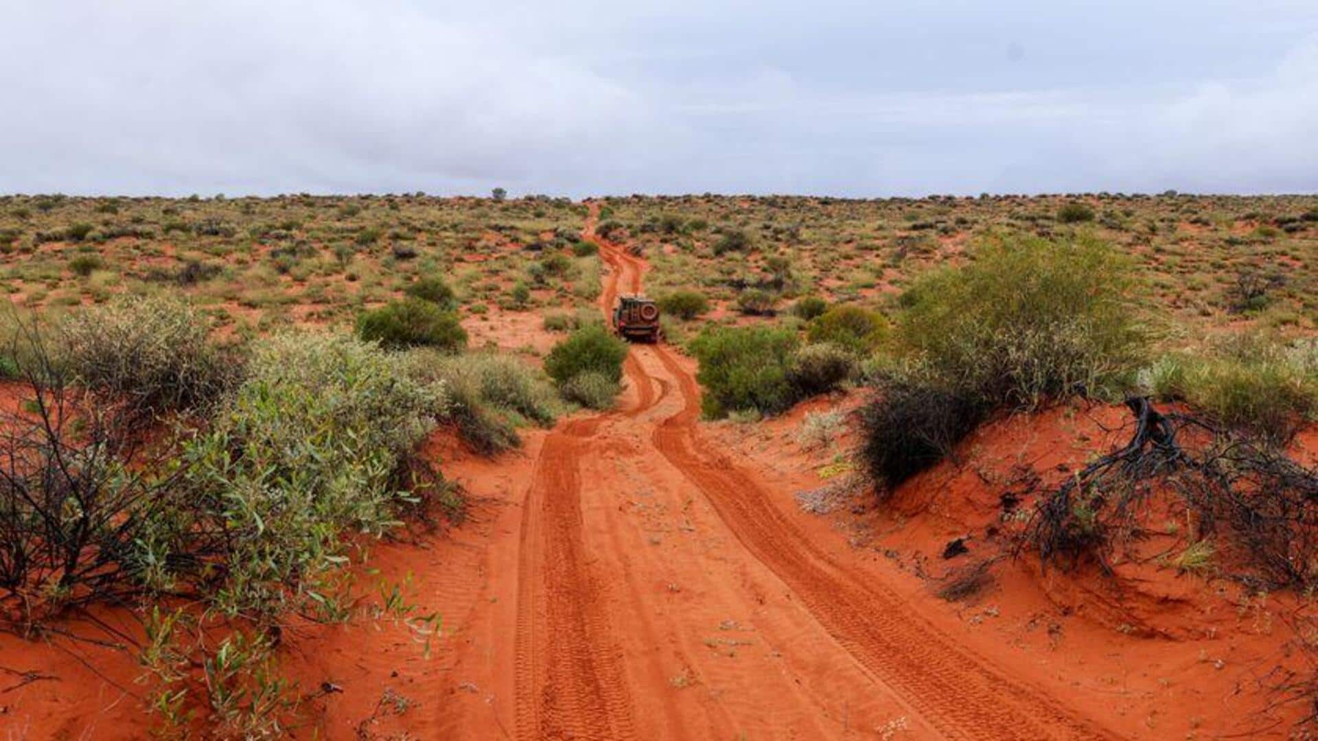 Lanskap Gurun di Australia Barat untuk Jiwa Petualang