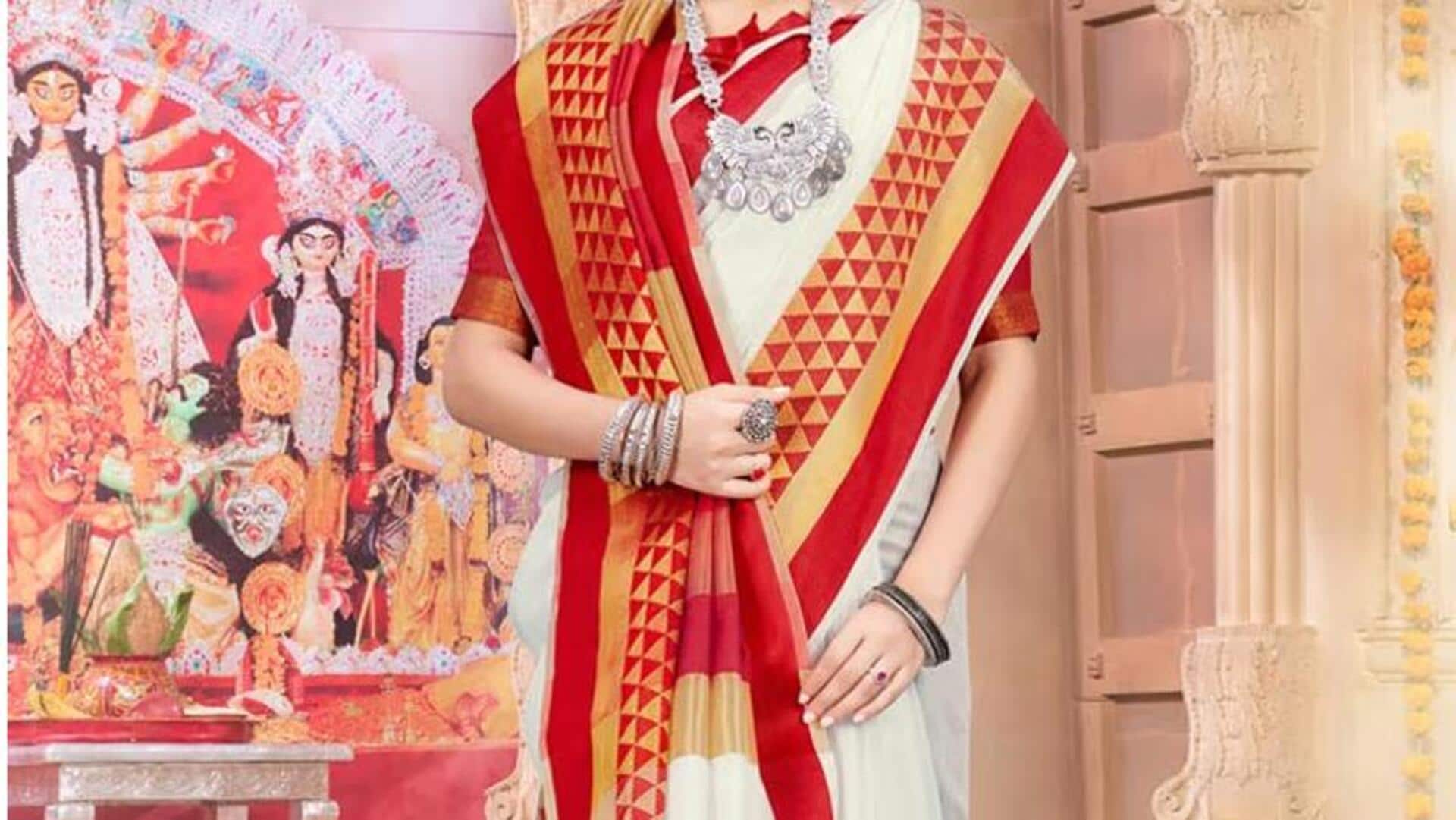 Gaya draping sari untuk musim festival India