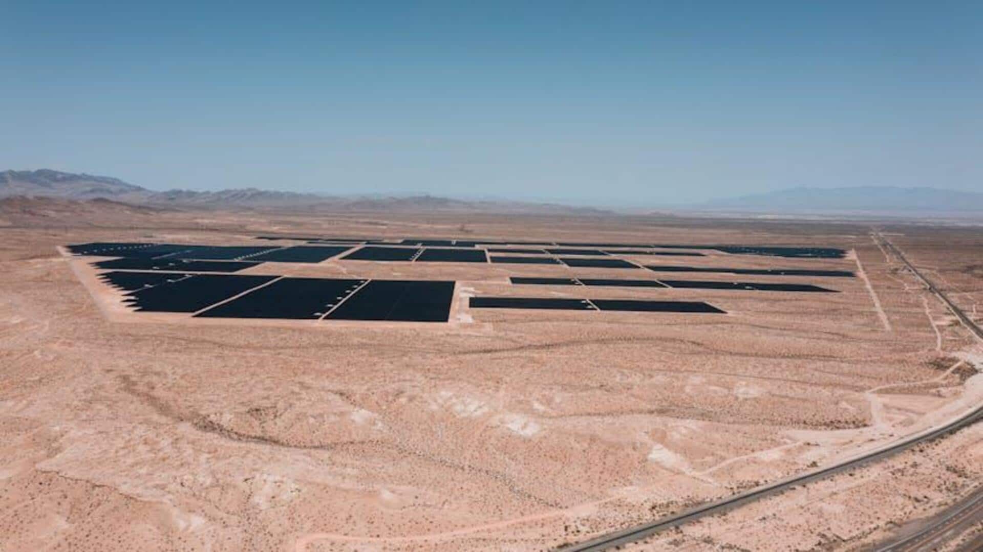 Mengubah Gurun Menjadi Ladang Energi Surya