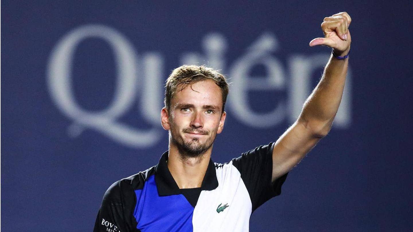 Cincinnati Masters, Daniil Medvedev mengalahkan van de Zandschulp: Statistik utama