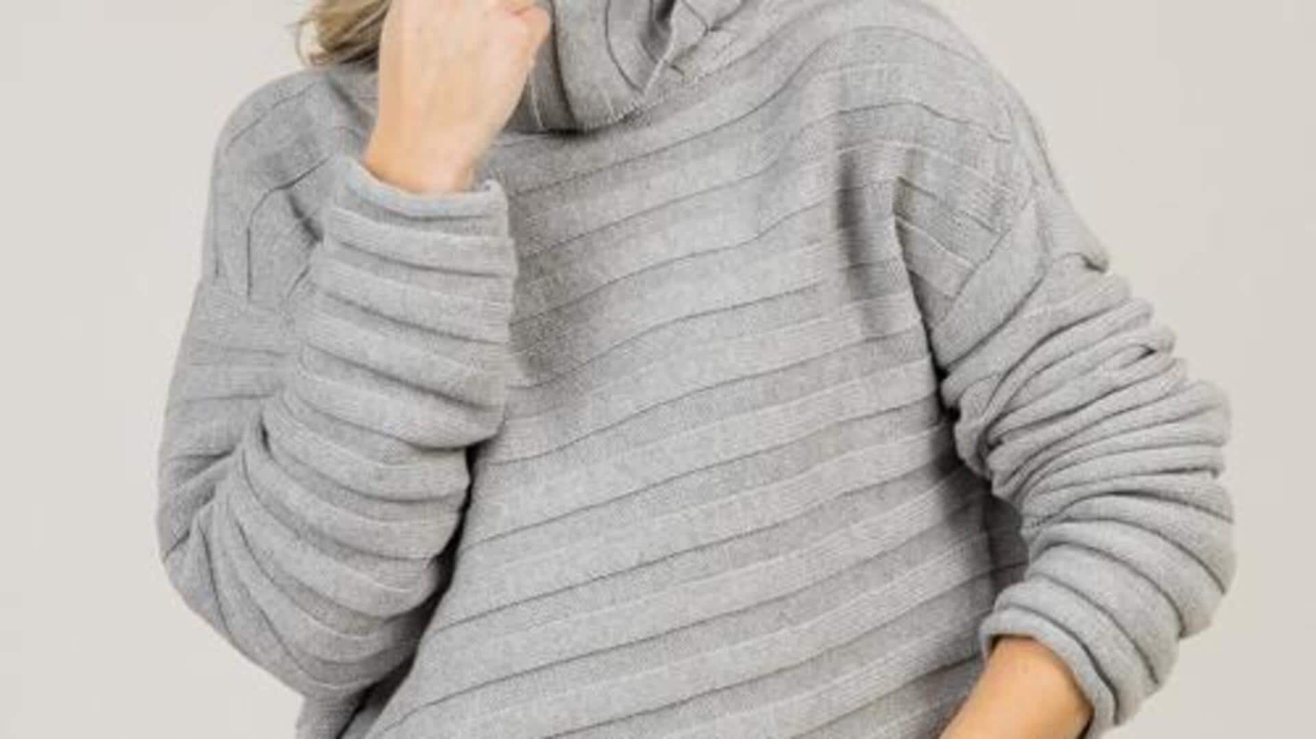 Lima gaya sweter hem asimetris untuk pembaruan musim dingin India