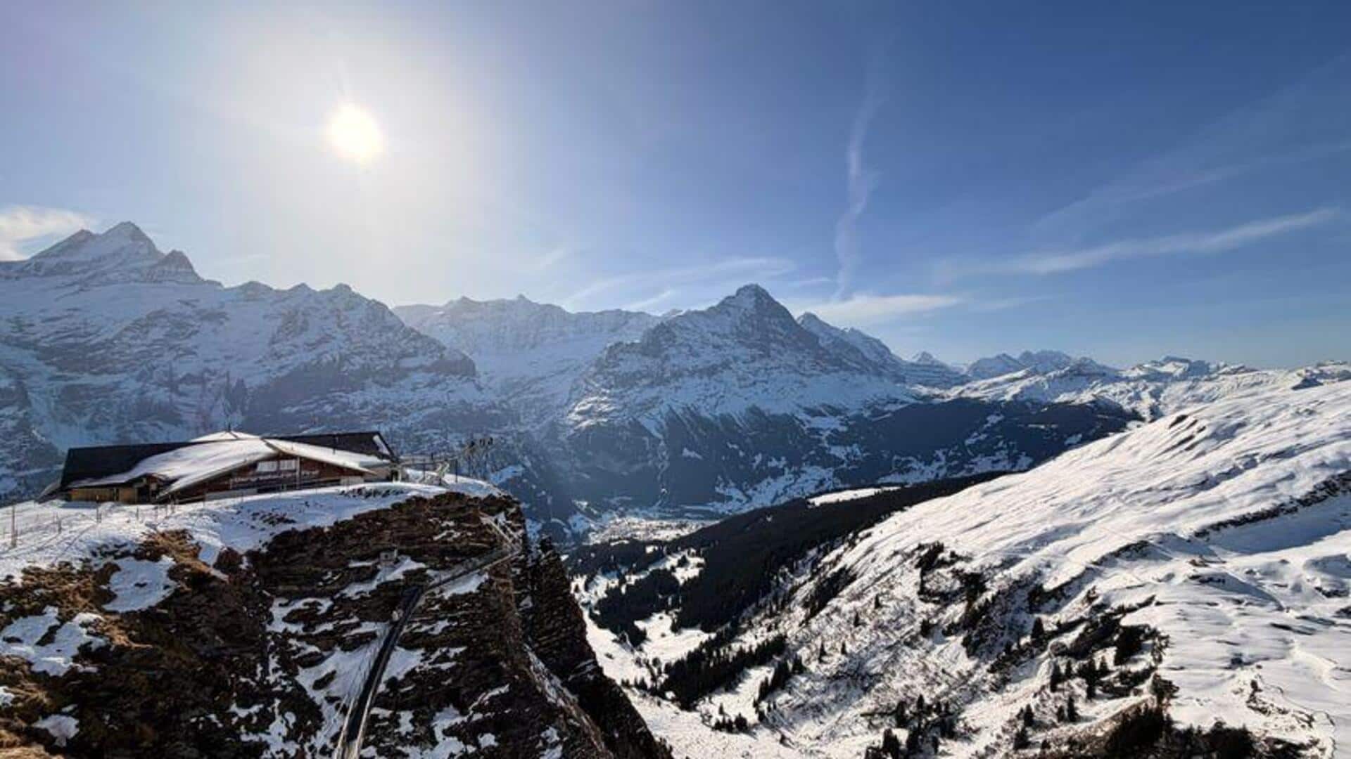 Pemandangan Terbaik dari Gunung Grindelwald First