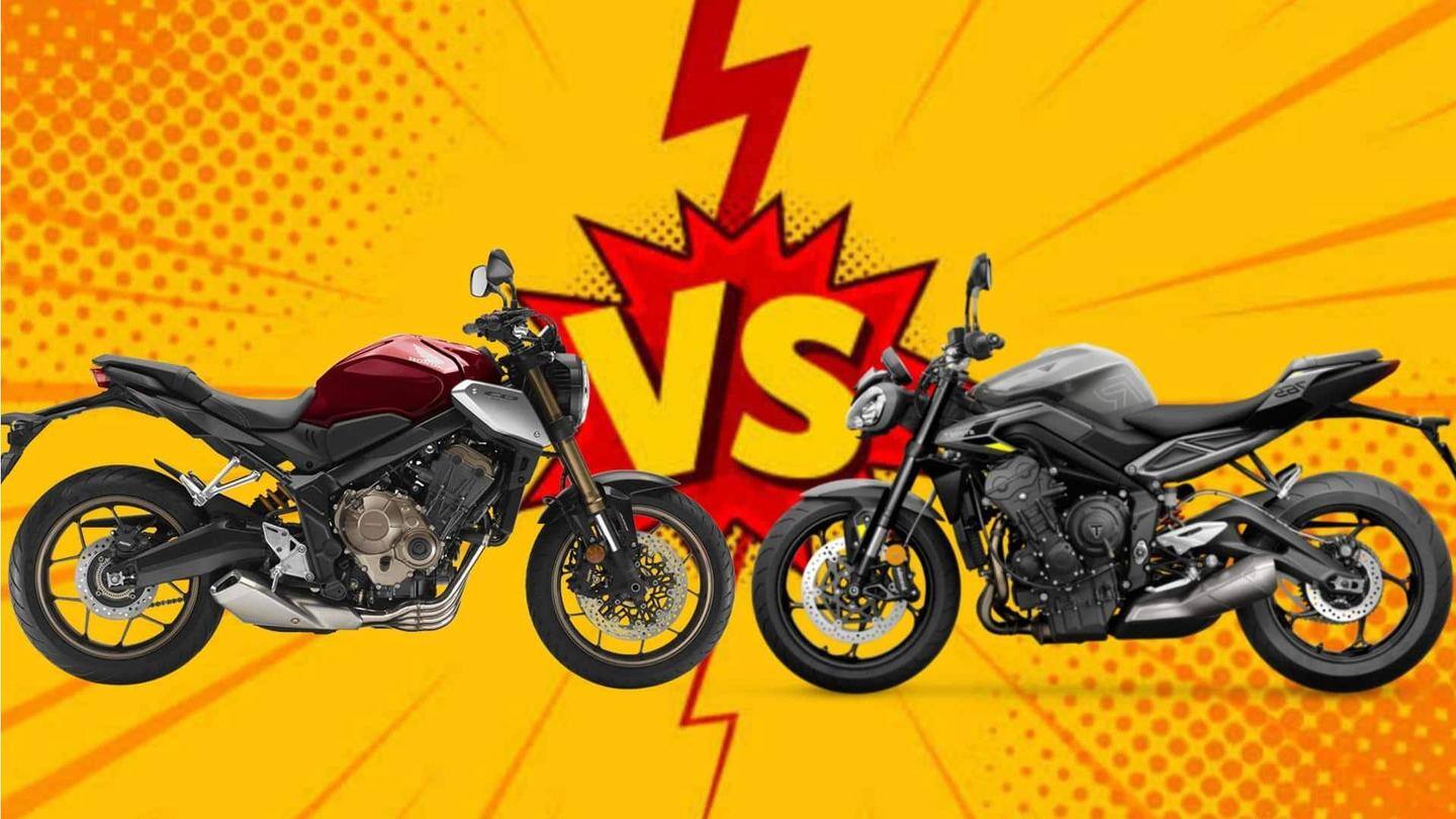 Triumph Street Triple 765 R vs Honda CB650R: Sebuah perbandingan