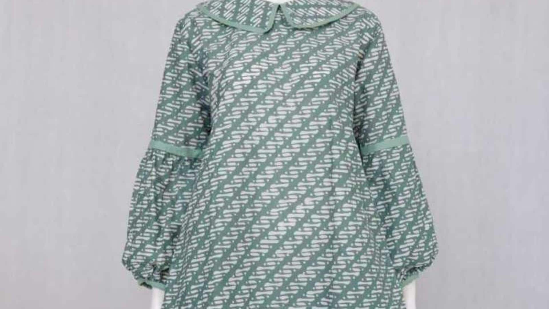 Cetak etnik untuk blus yang abadi