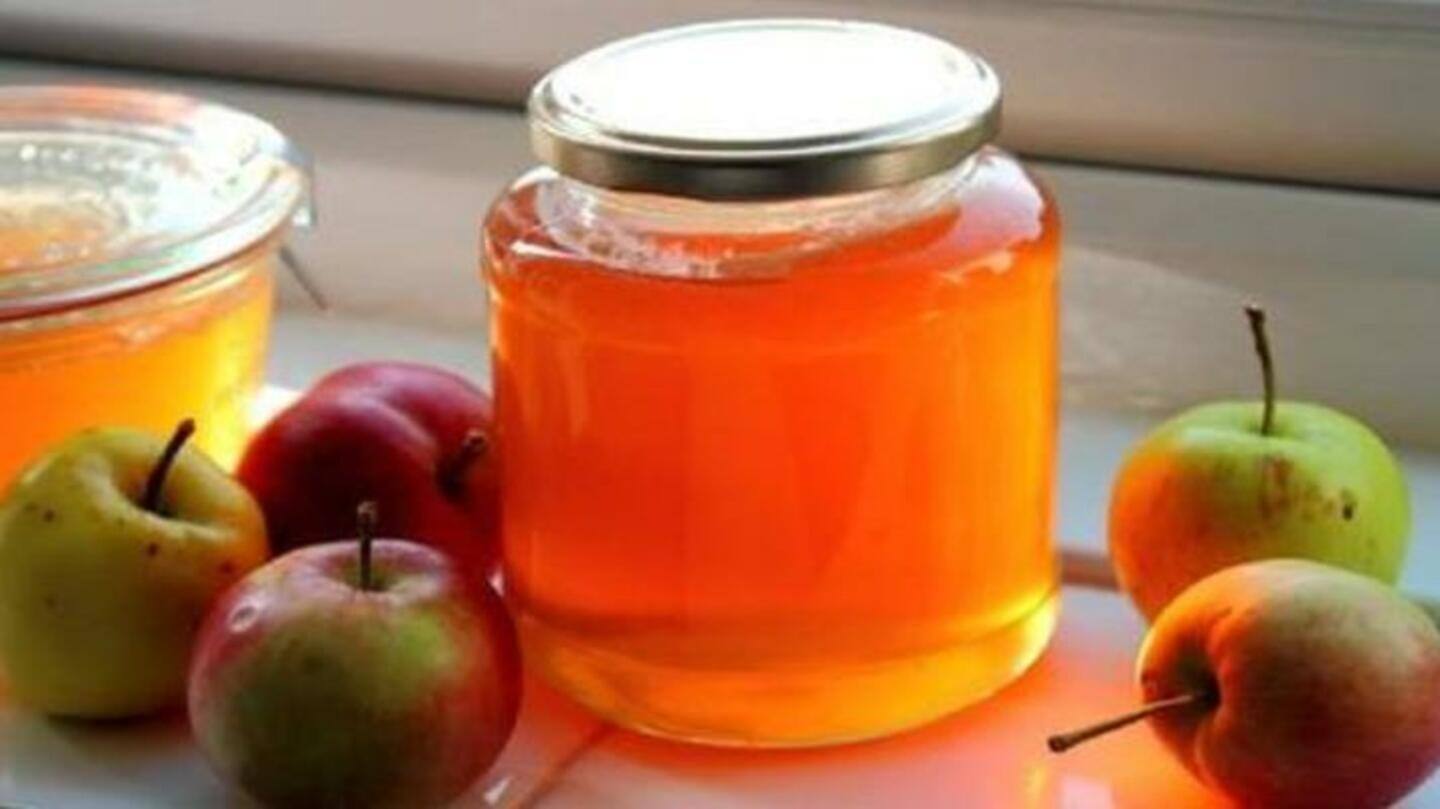Cara membuat jeli apel di rumah