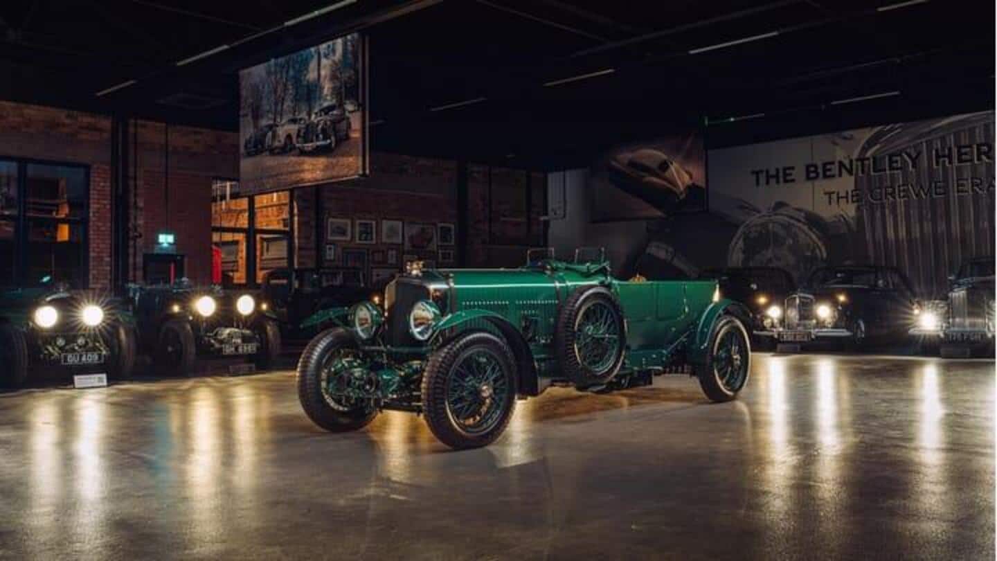 Bentley memamerkan mobil pertamanya dari Speed ​​Six Continuation Series