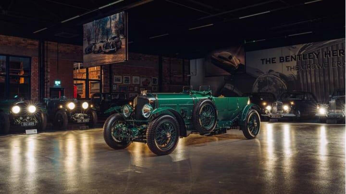 Bentley memamerkan mobil pertamanya dari Speed ​​Six Continuation Series