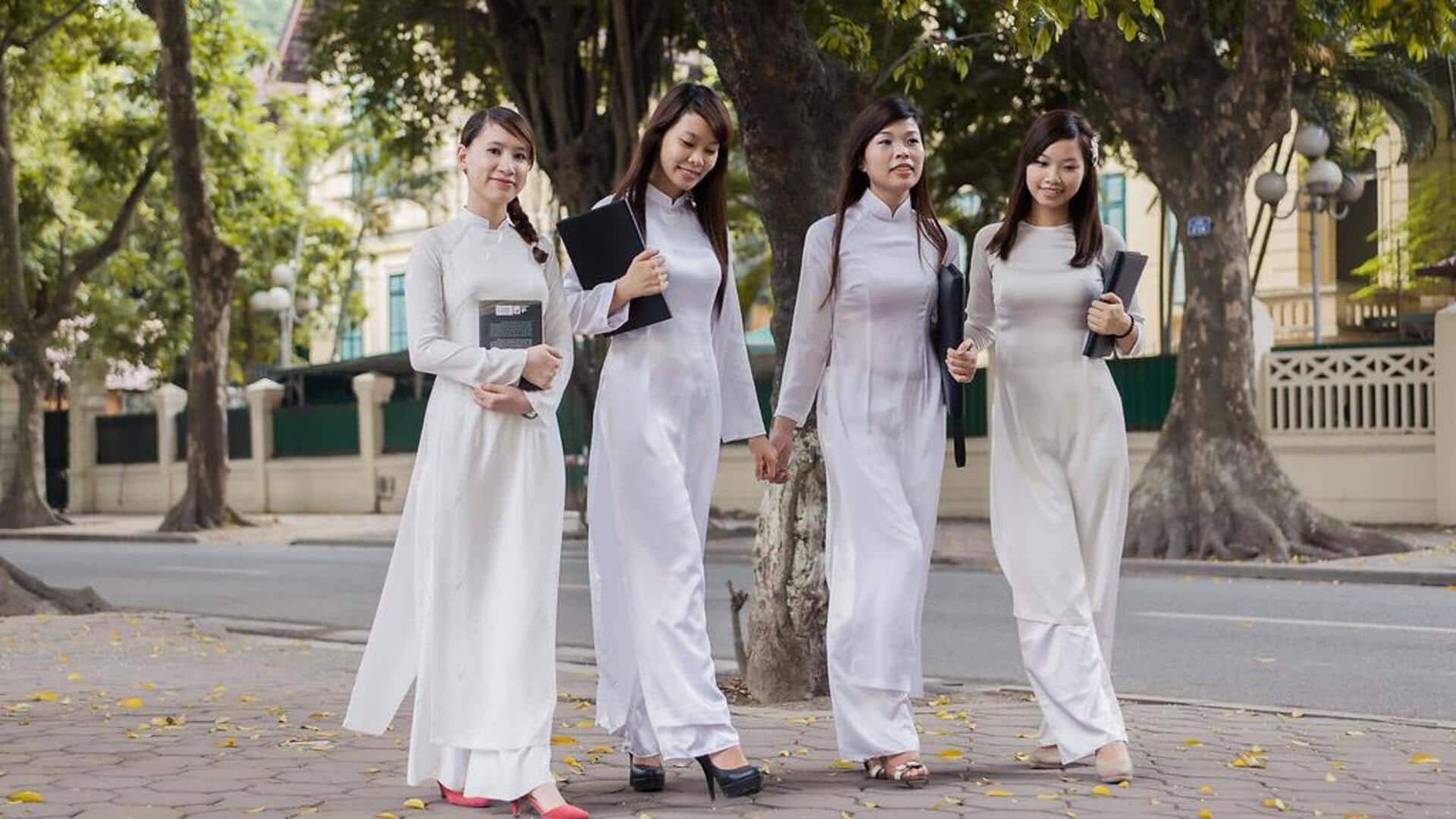 Keanggunan abadi Ao Dai Vietnam dalam mode kontemporer Keanggunan abadi Ao Dai Vietnam dalam mode kontemporer