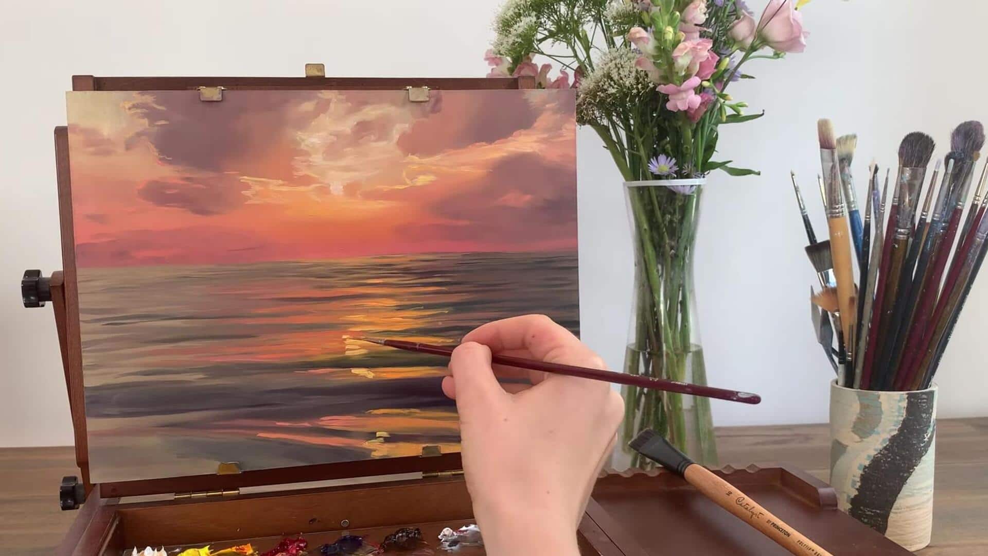 Lima Teknik untuk Menggambarkan Cahaya Matahari dengan Cat Air