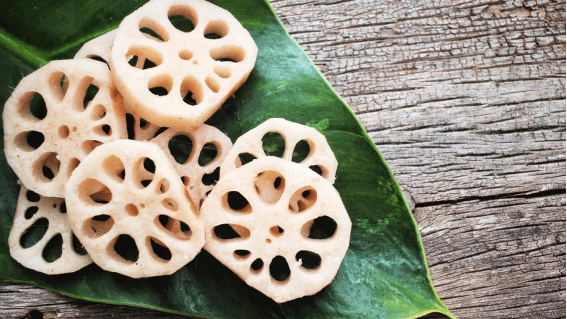 Nikmati Kelezatan dari Irisan Tipis Akar Teratai